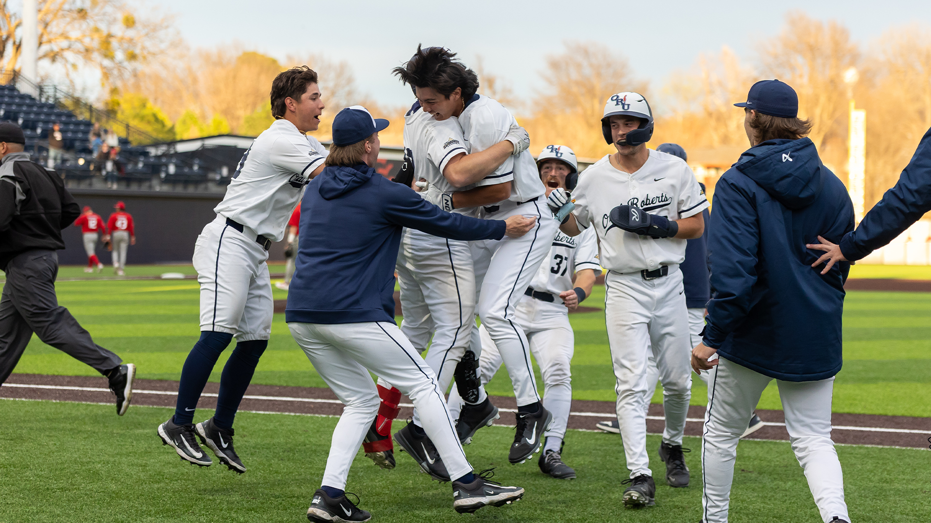 Makani Tanaka Celebration vs Arkansas State 030726 Hahn