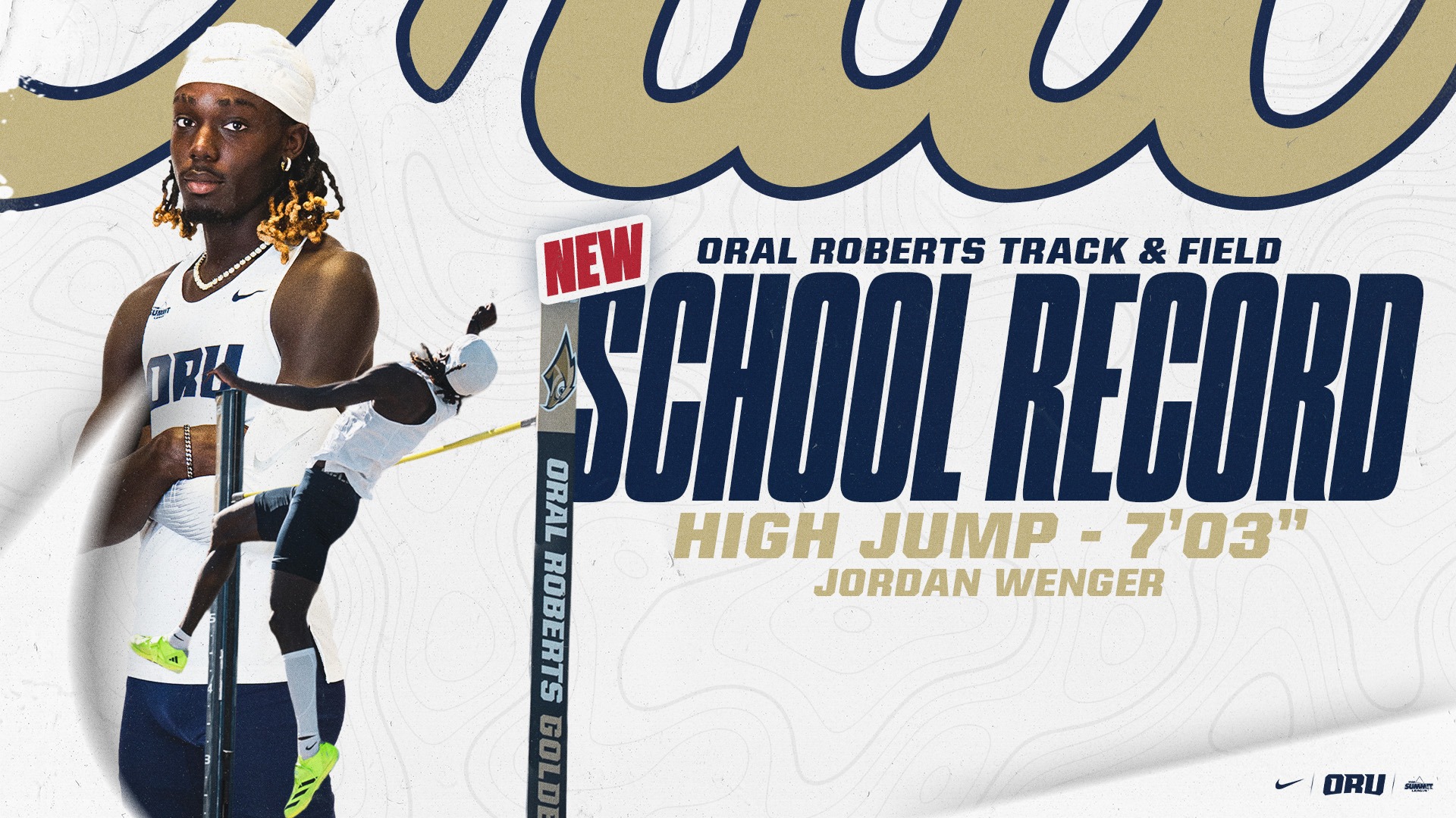 Jordan Wenger High Jump Record 2