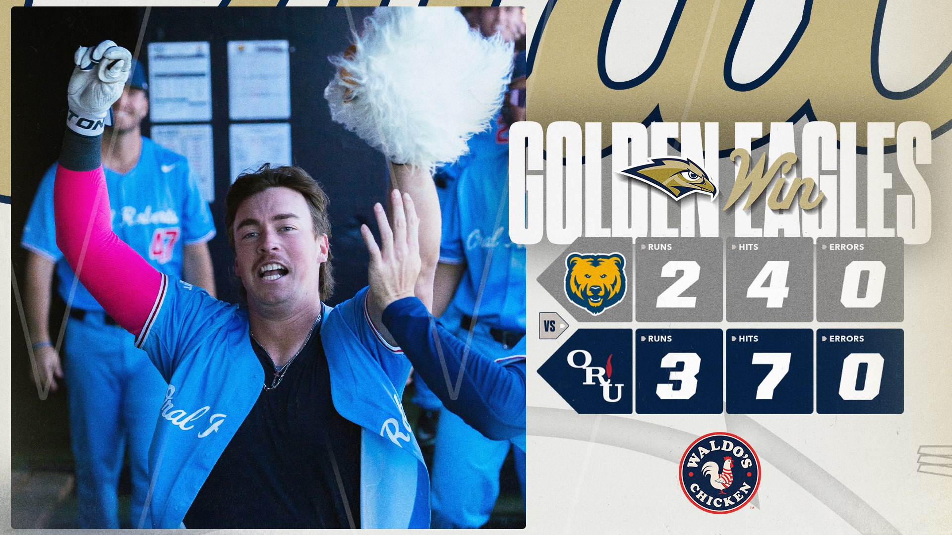 ORU BB Win vs UNC 040426