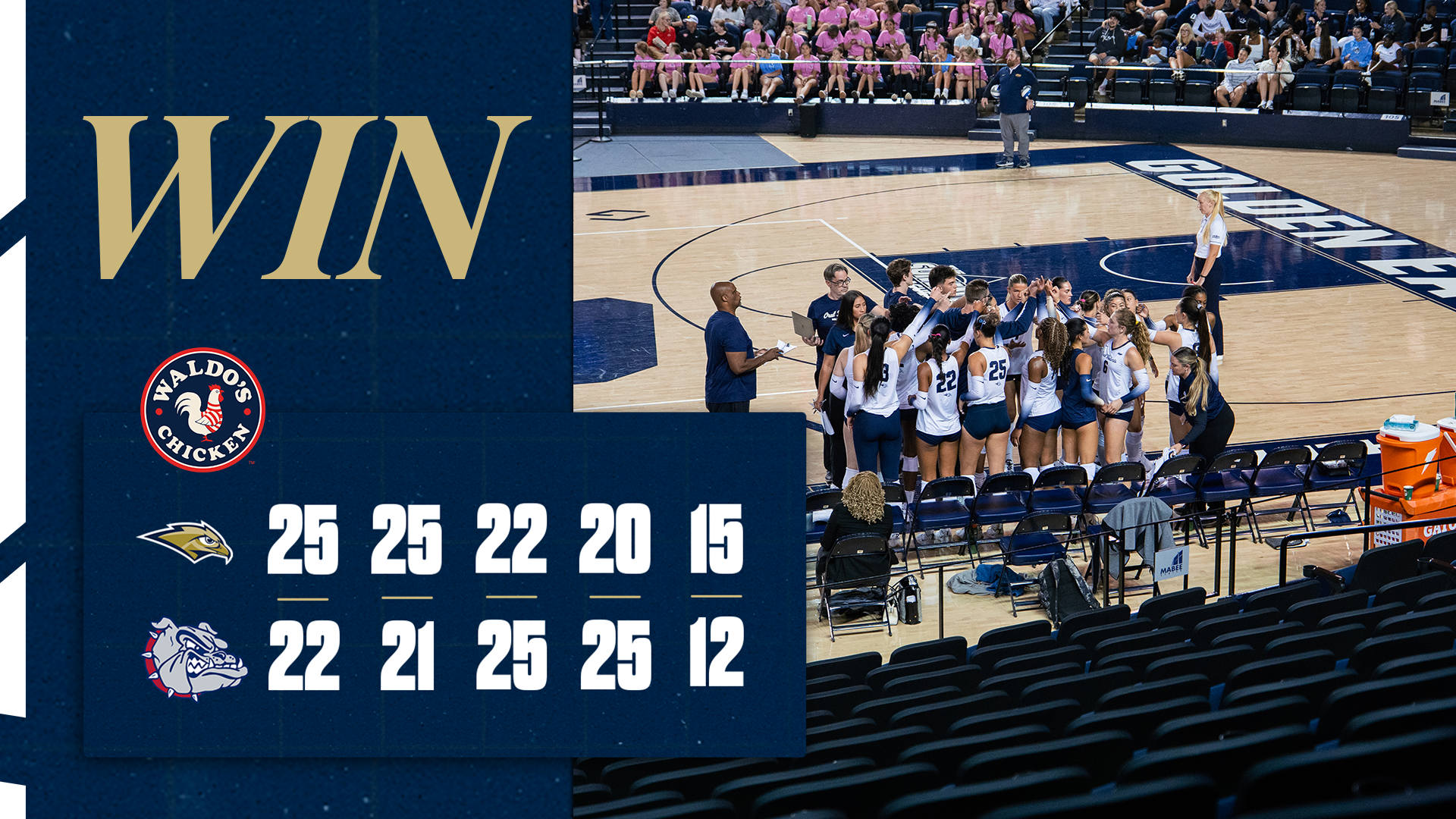 VB Story header vs Gonzaga