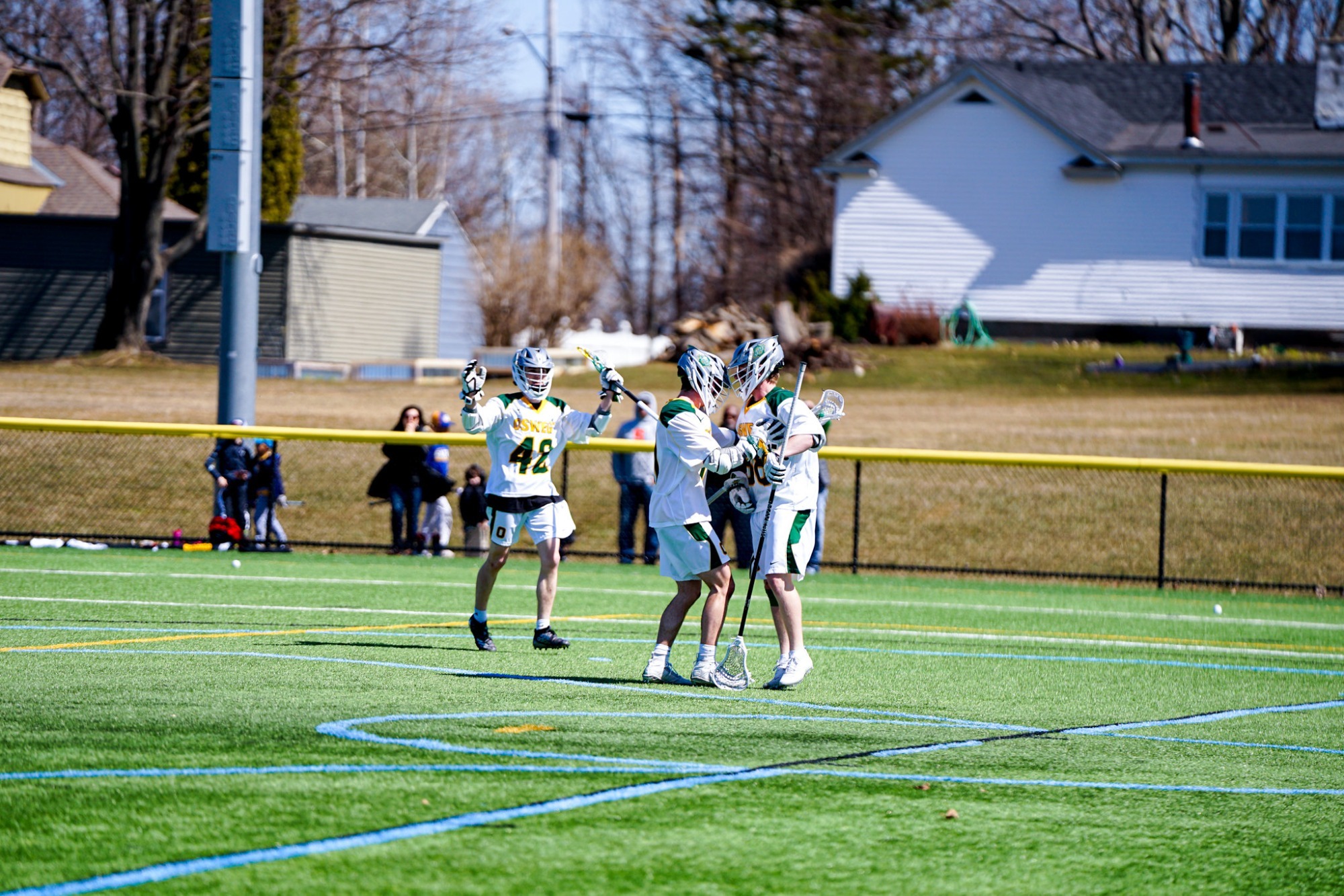 Men's Lacrosse Takes Down Potsdam, Finishes Regular Season 75 Oswego