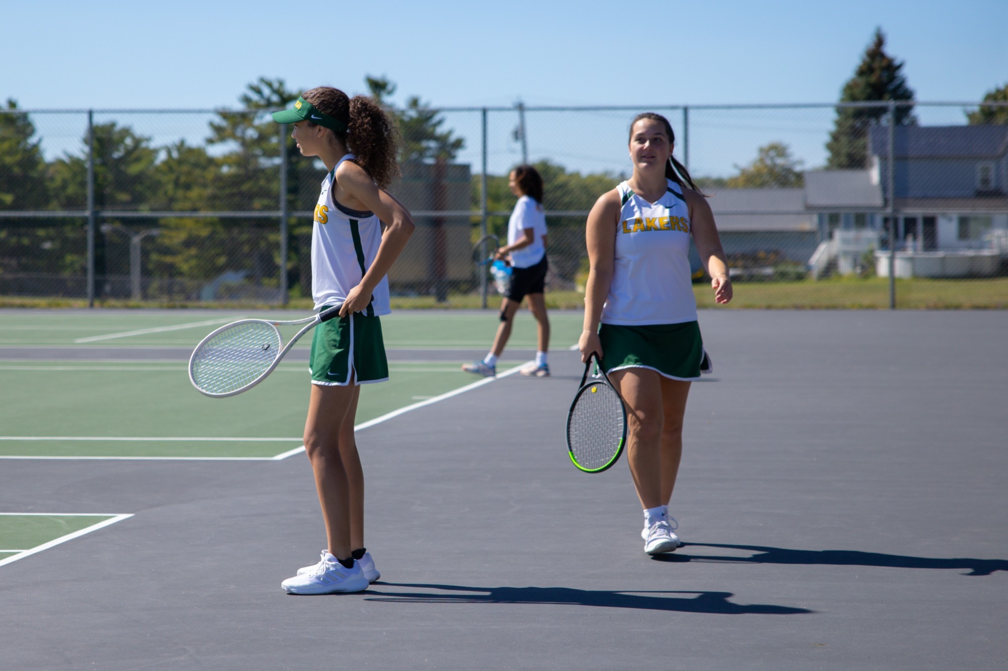 Womens tennis leah bell and avery borman