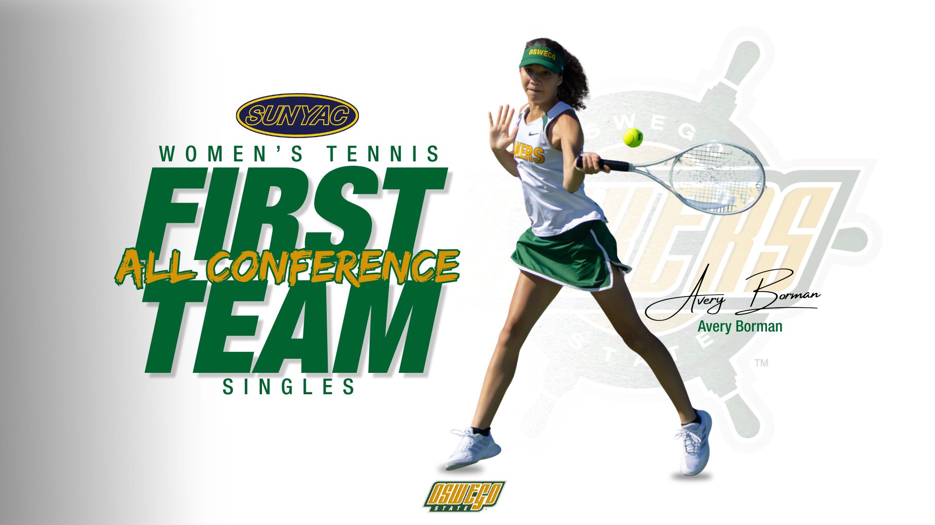 Avery Borman named first team all conference 