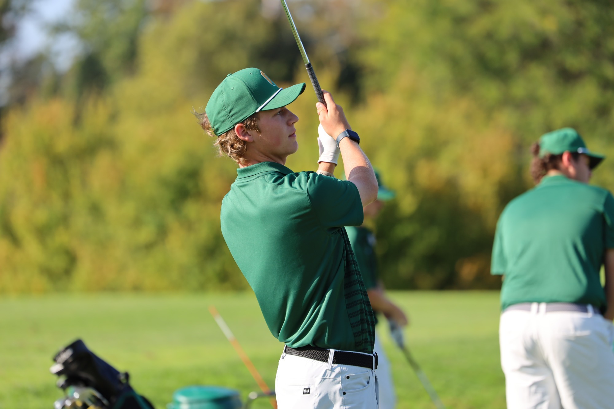Jack Shaw at the driving range