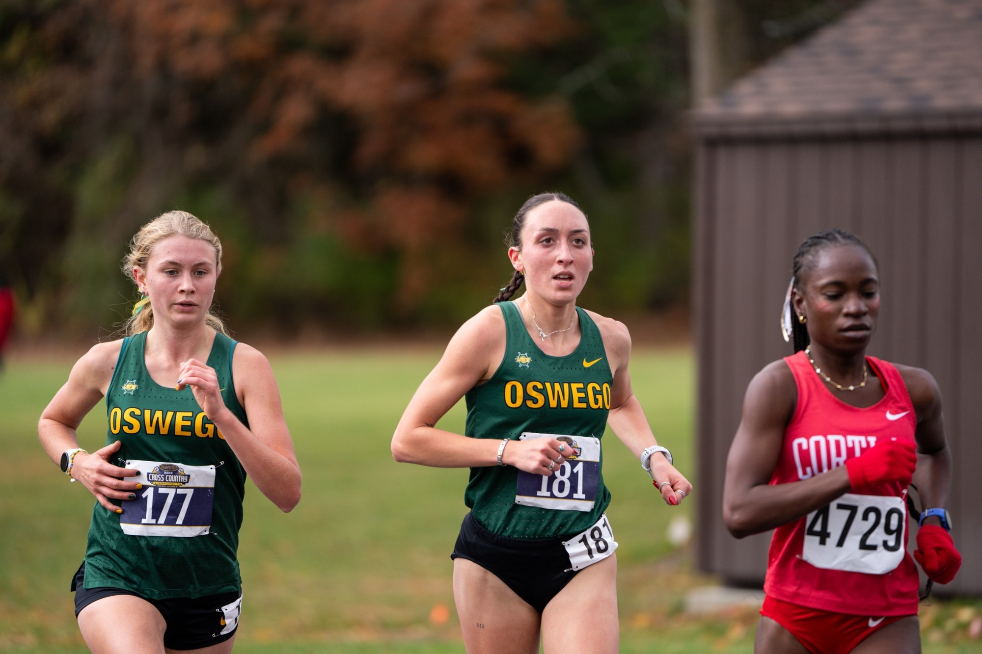 Hann Reichard and Elena Gaffney at SUNYAC Championships
