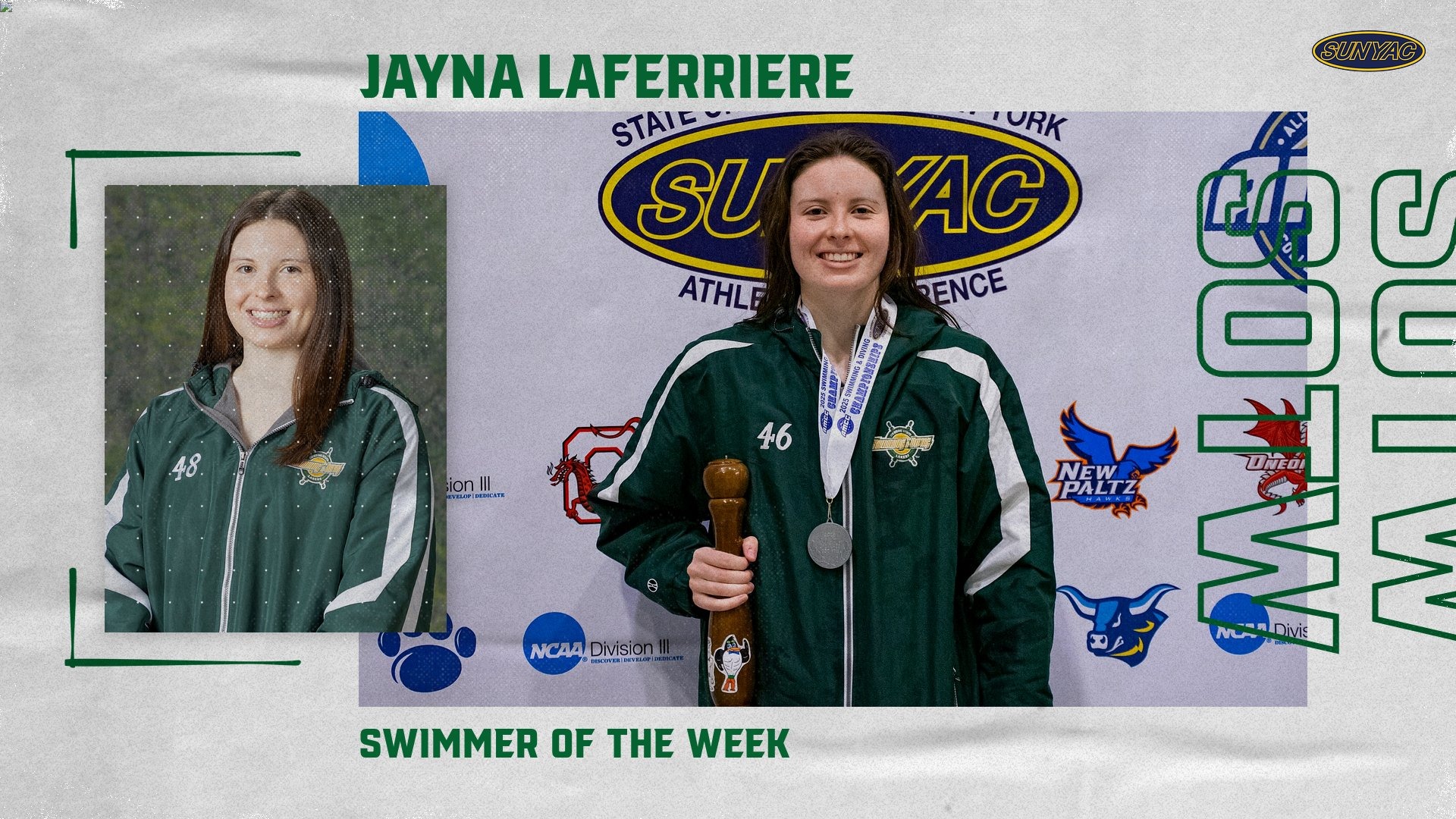 Jayna named swimmer of the week