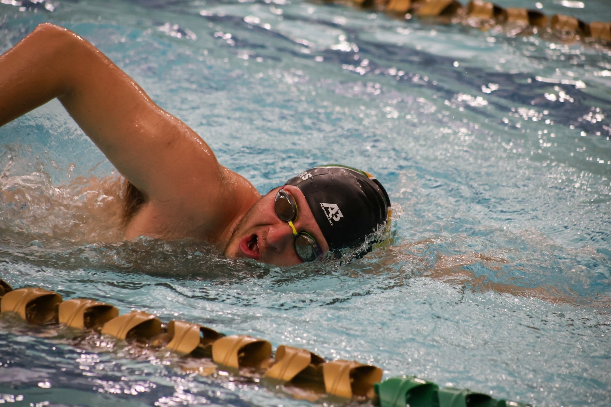 Mike Neckers swimming