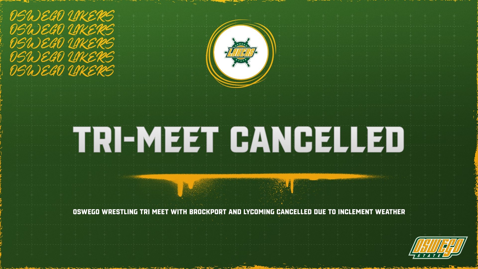 mens wrestling canceled