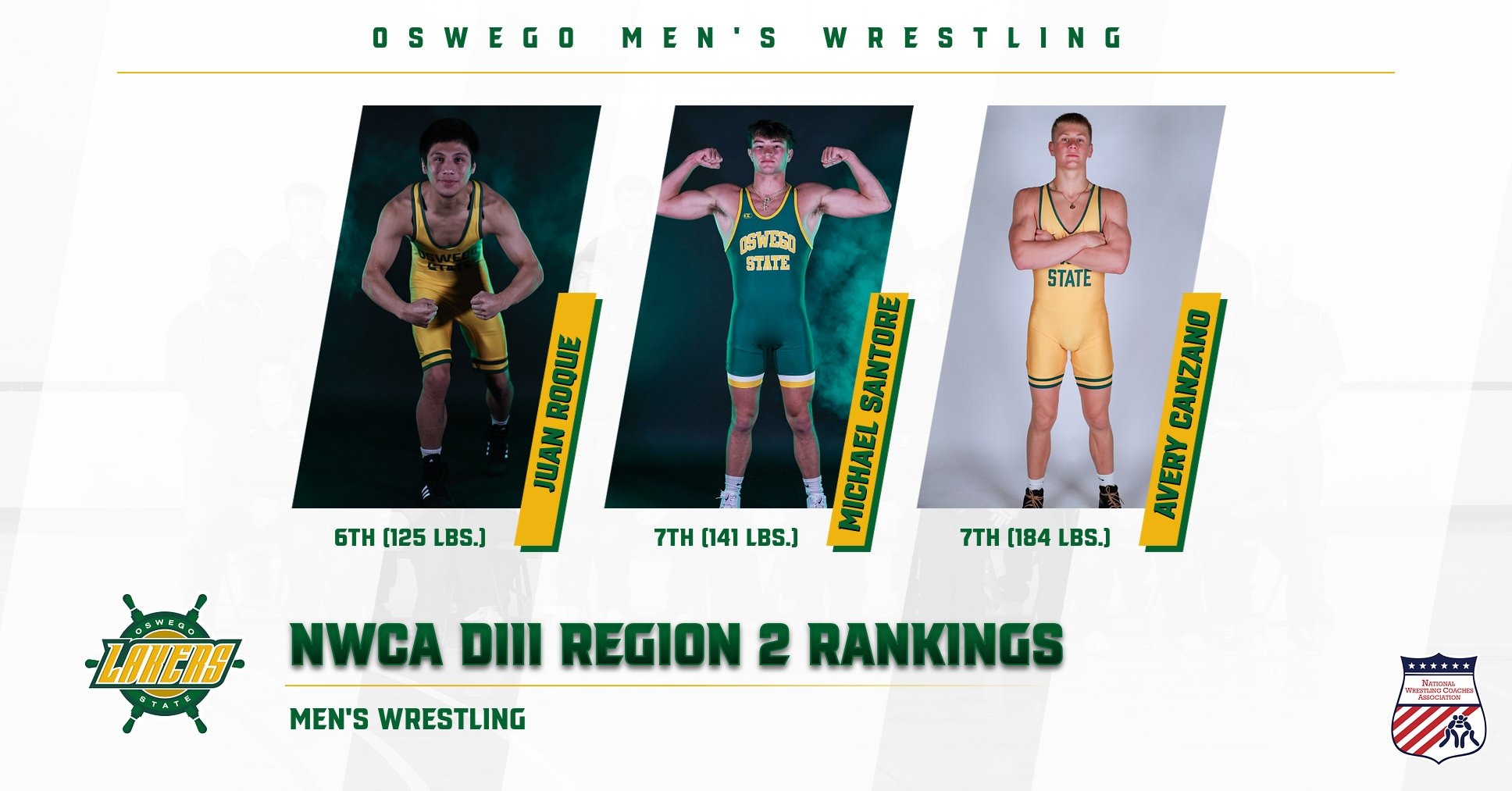 Roque, Santore, and canzano named region 2 top 10