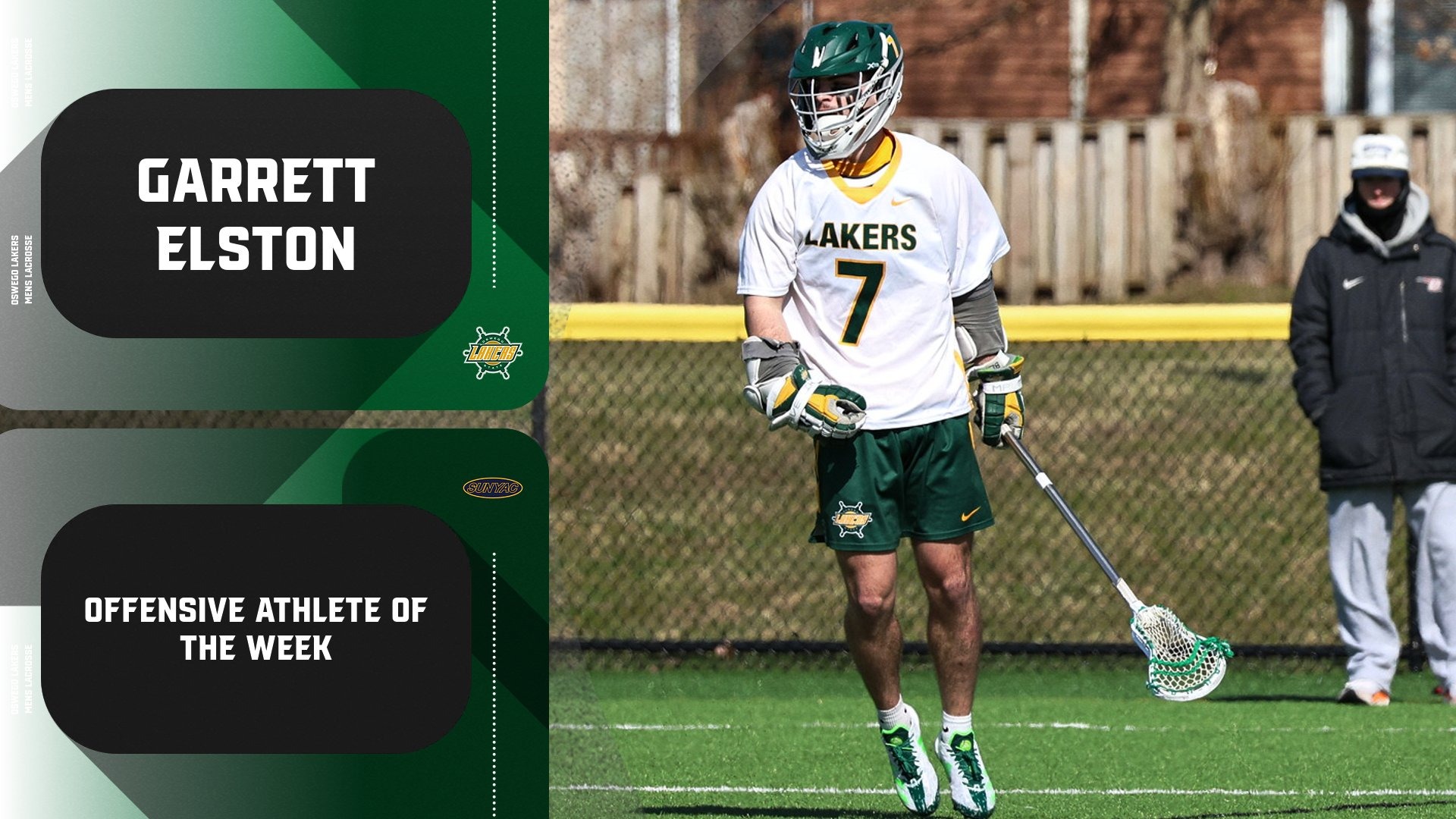 Garrett Elston named athlete of the week