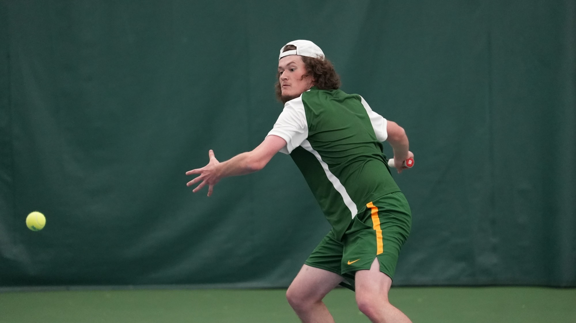 Matt Mannara at the mens tennis ncaa tournament 