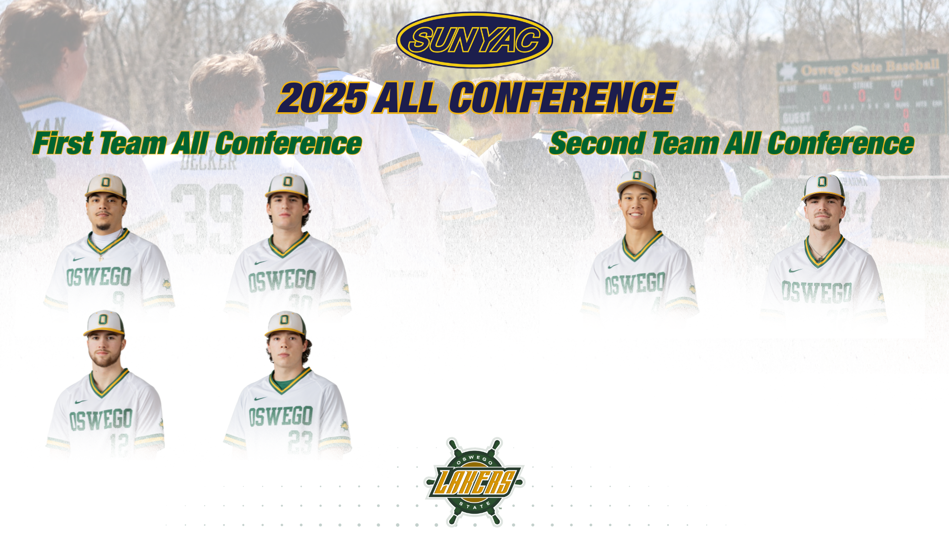 6 baseball players land on the SUNYAC all conference teams