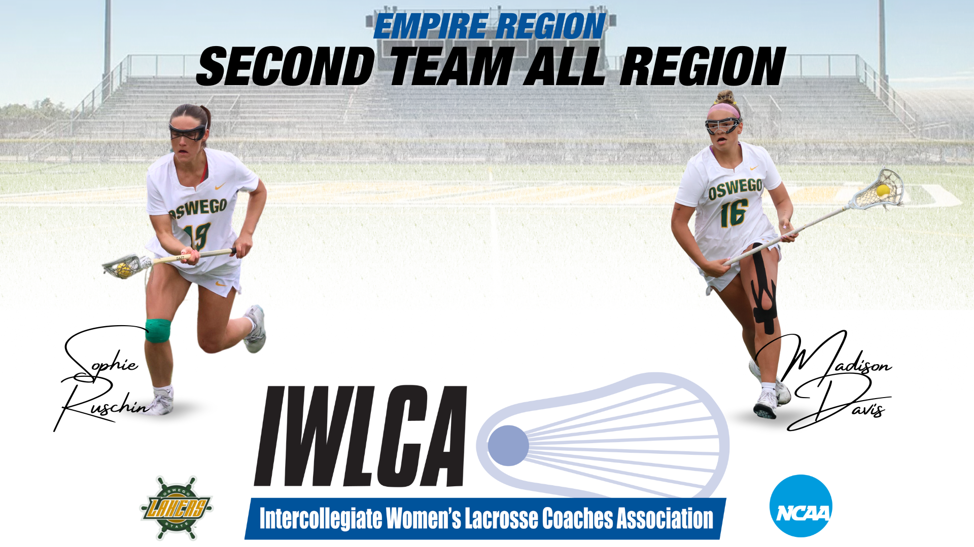 SOphie ruschin and madison davis named second team all region