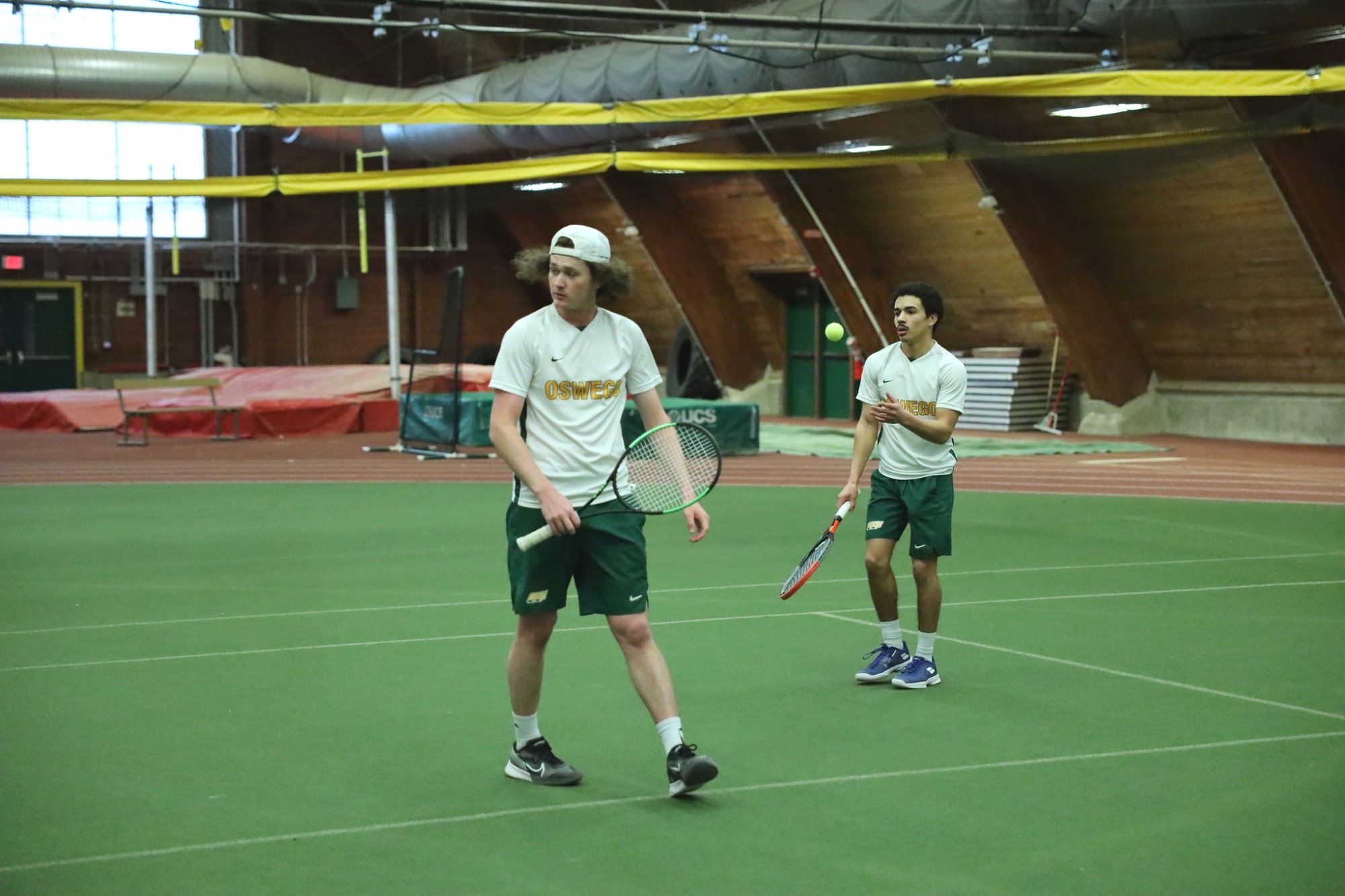 Men's tennis doubles team of marcano and mannara 