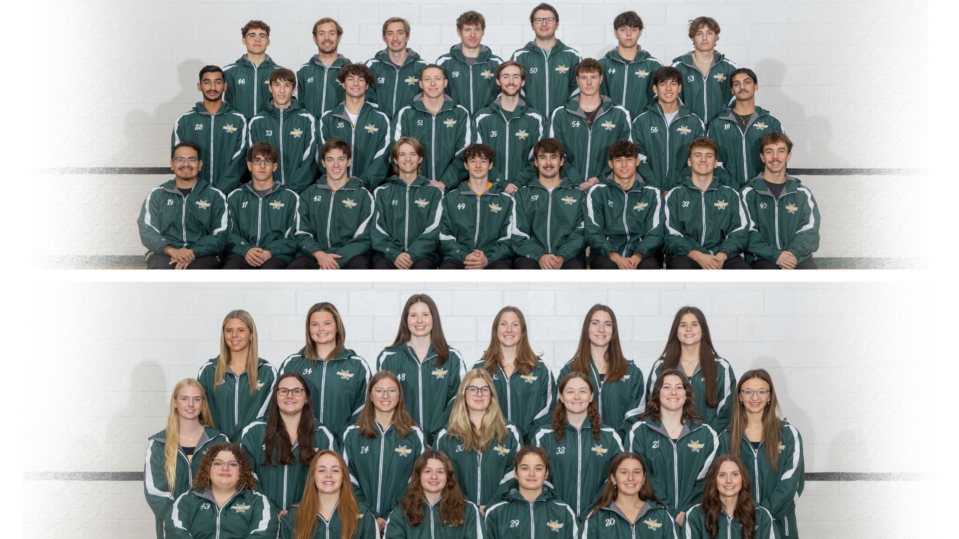 mens and womens swim teams
