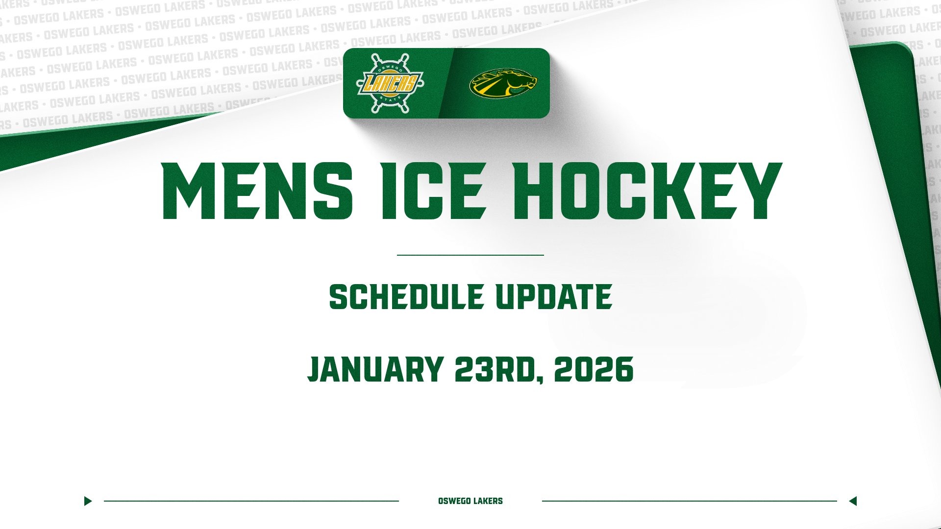 mens ice hockey schedule update