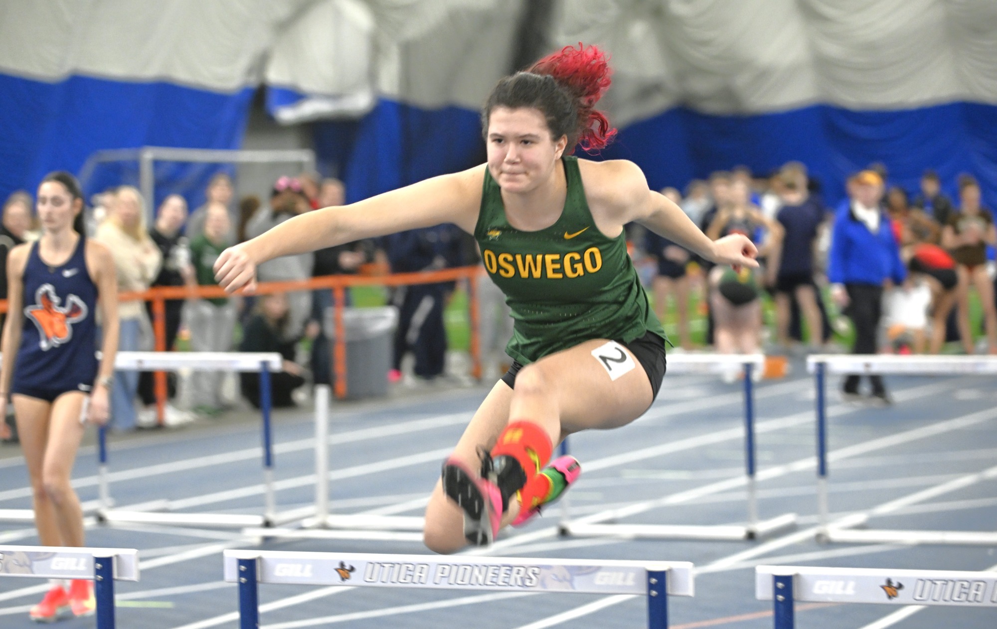 Oswego womens hurdler