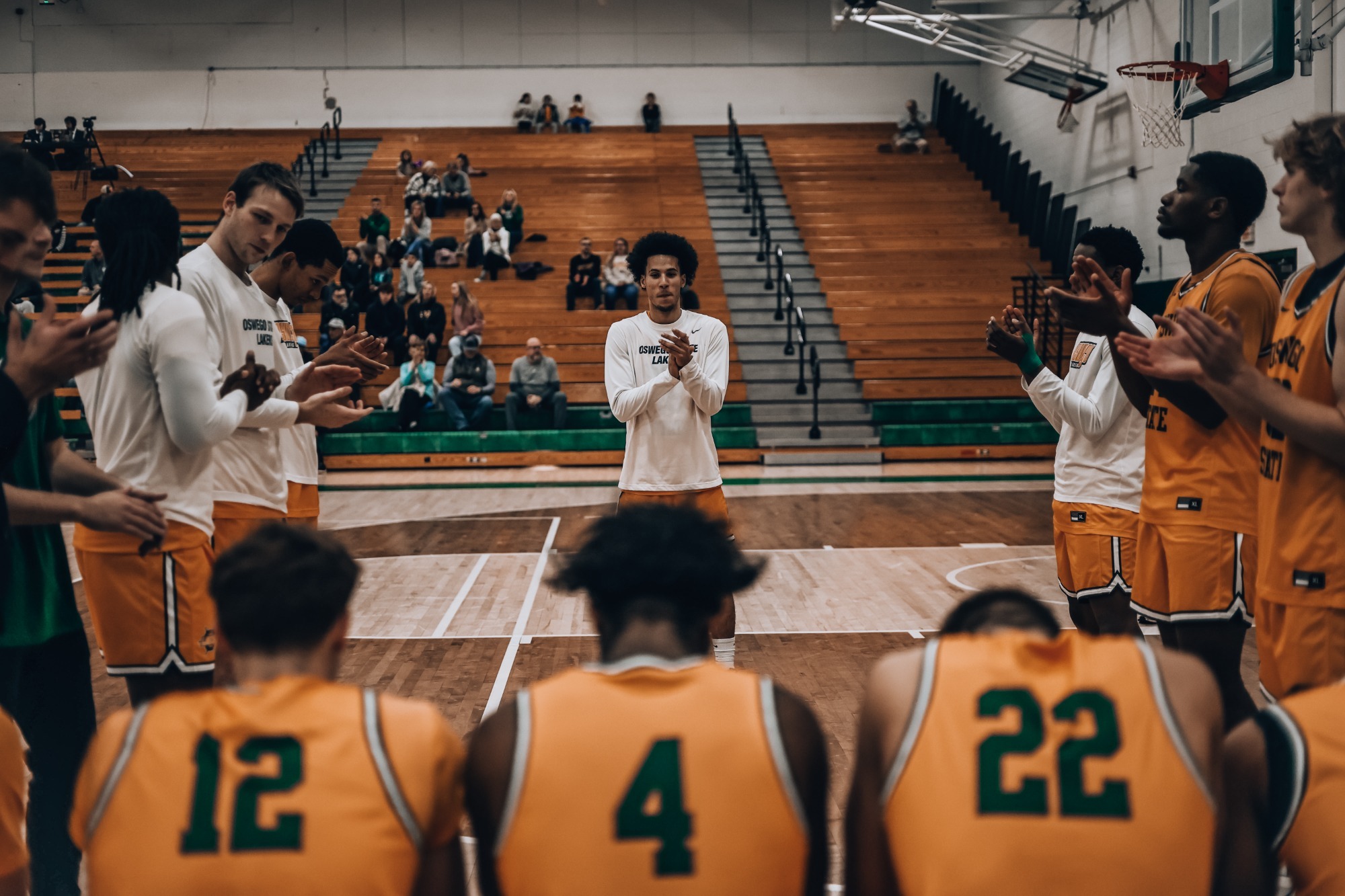 mens basketball before introductions 