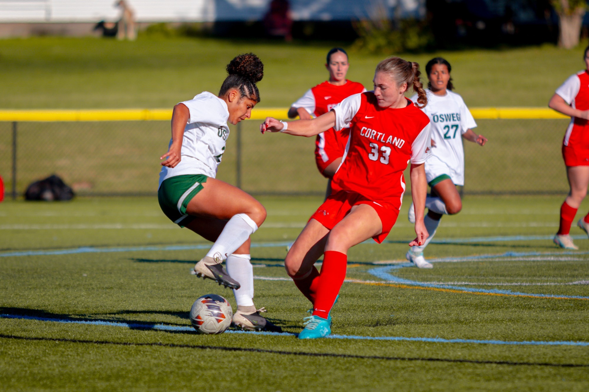 womens soccer action