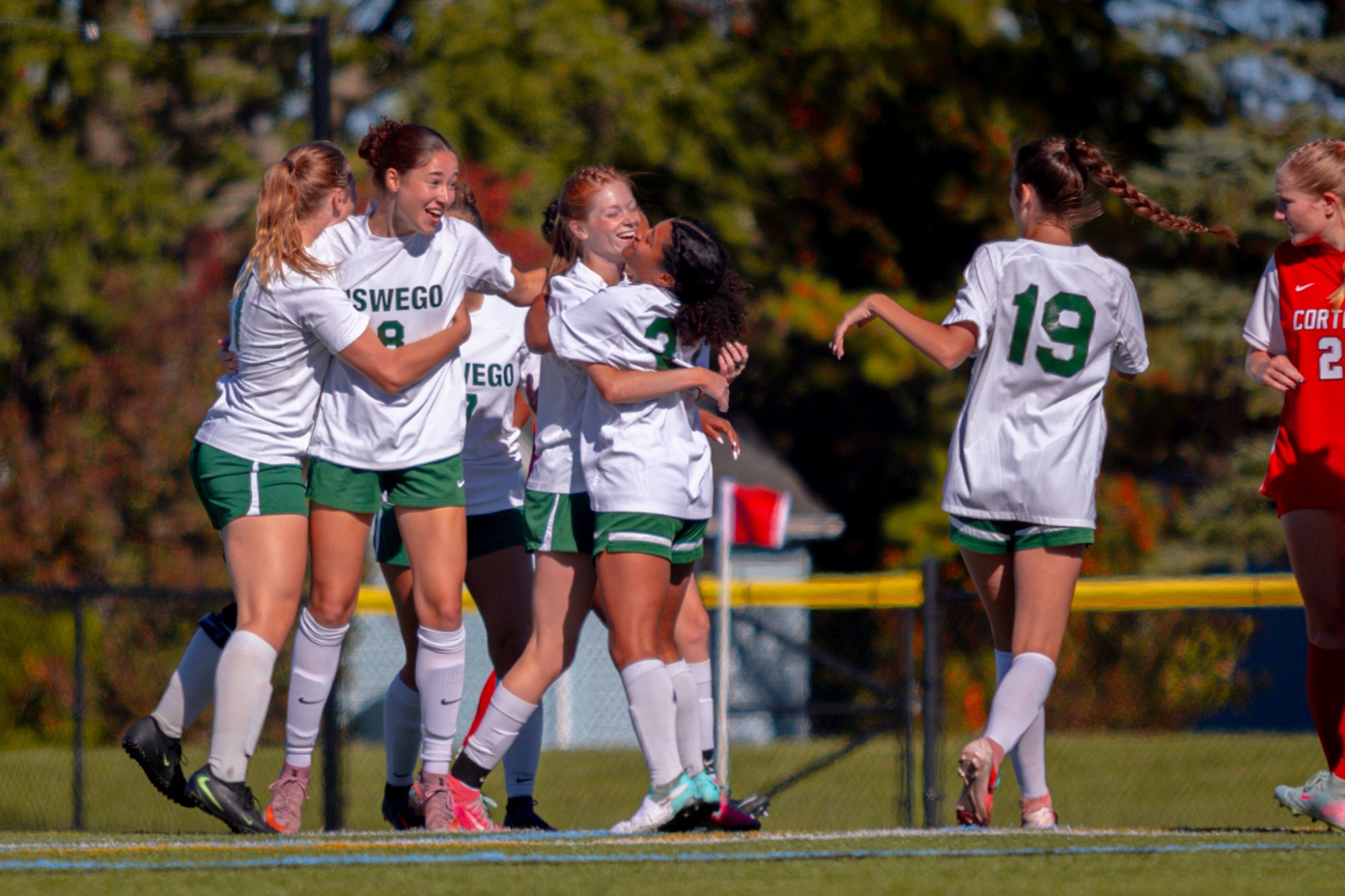 womens soccer goal celebration