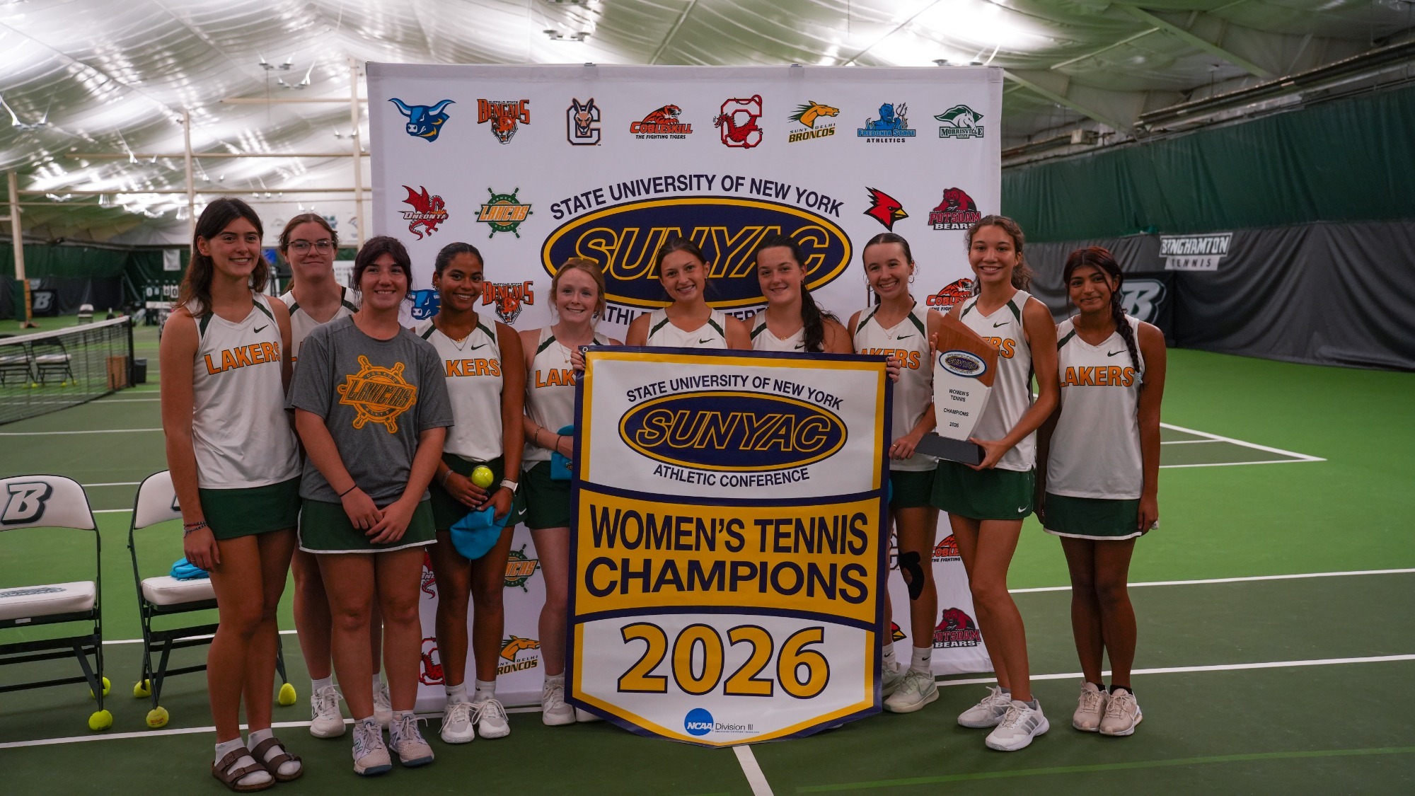 womens tennis 2026 SUNYAC Champs