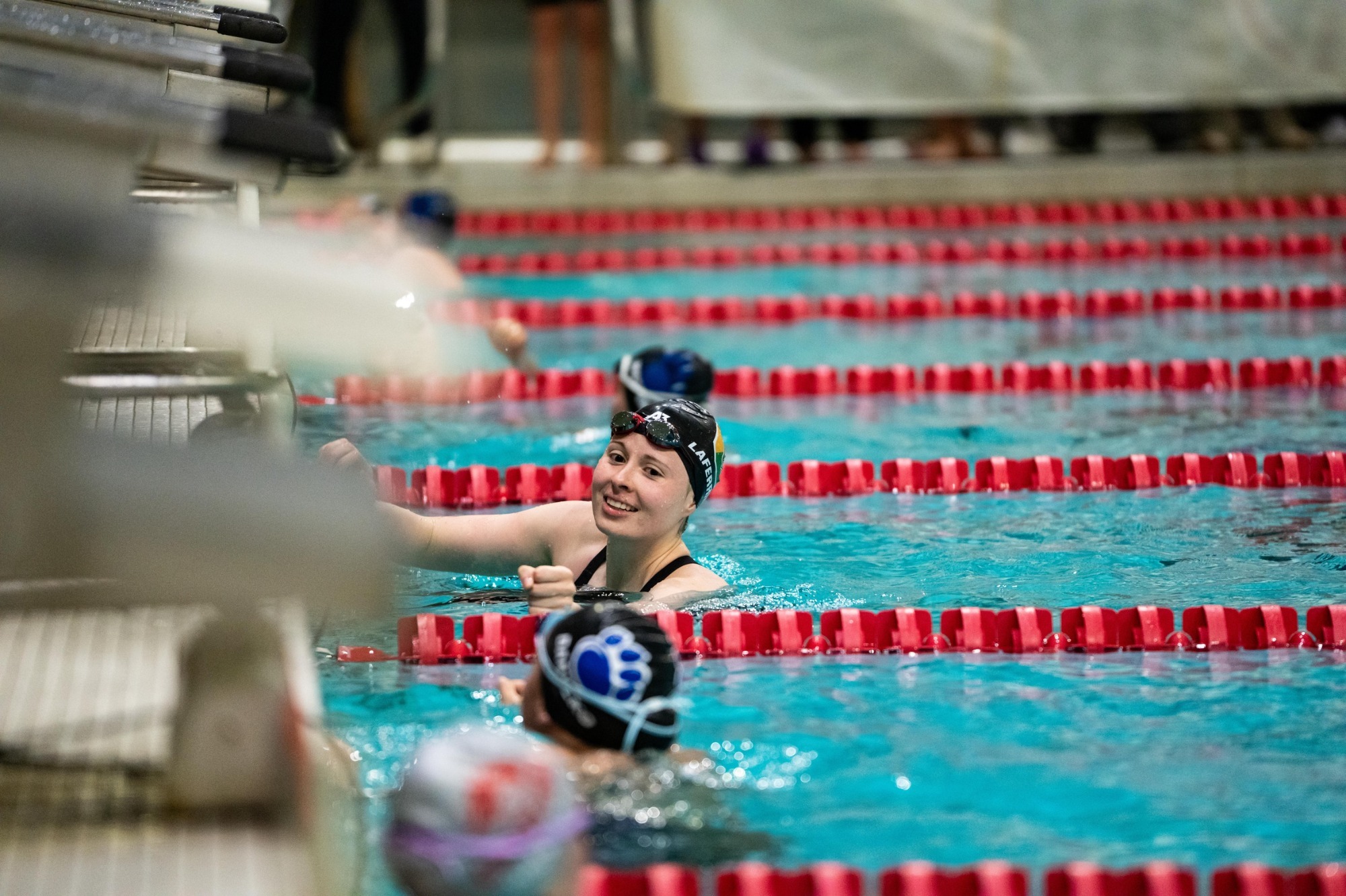 Jayna Laferriere after winning gold