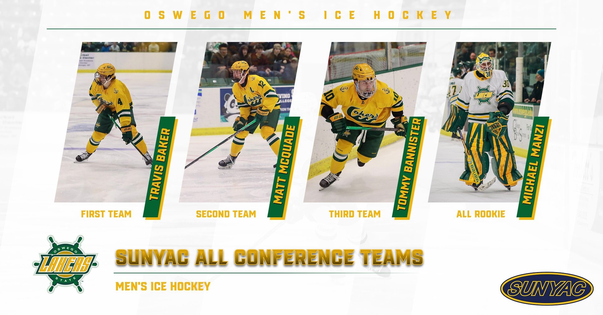 Four lakers earn all conference honorees