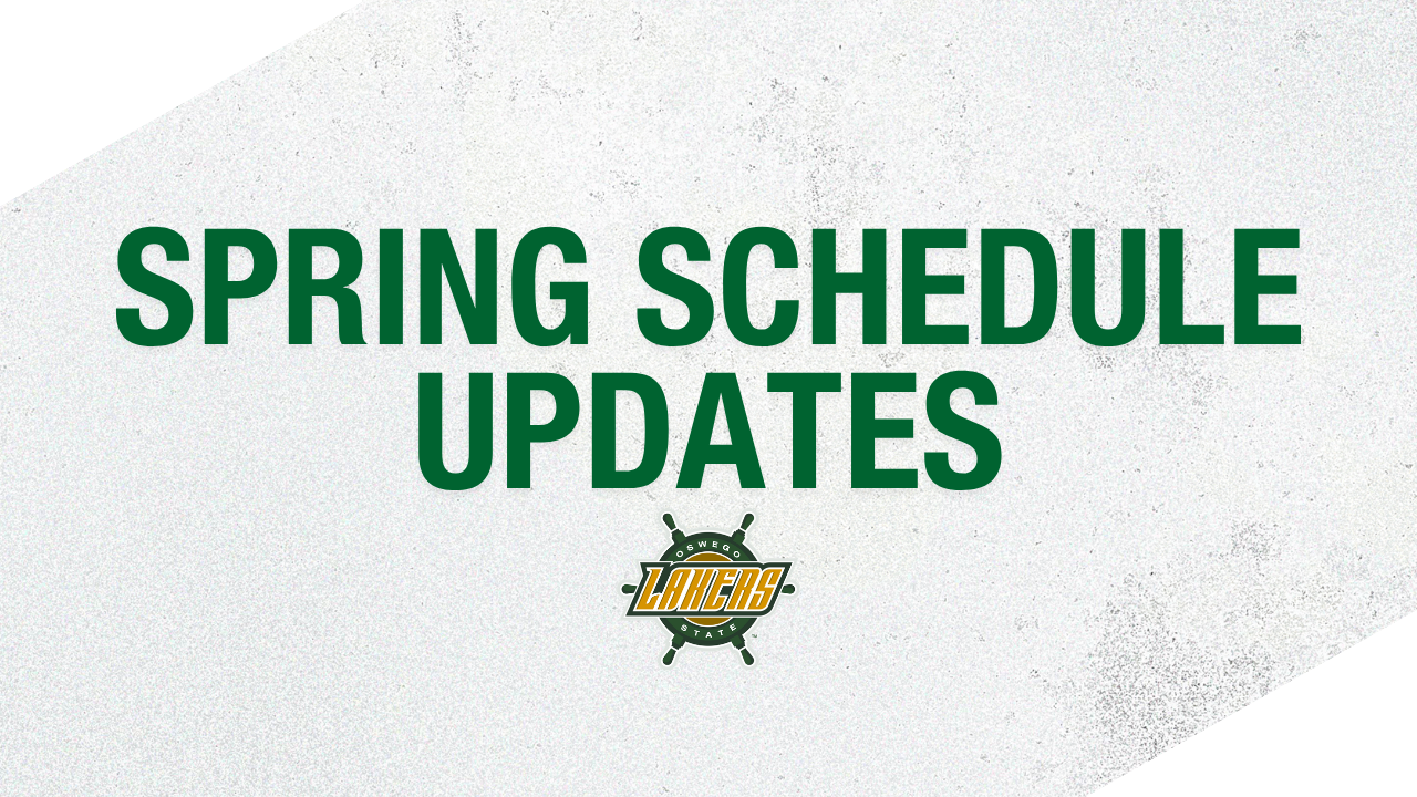 Spring Schedule Updates