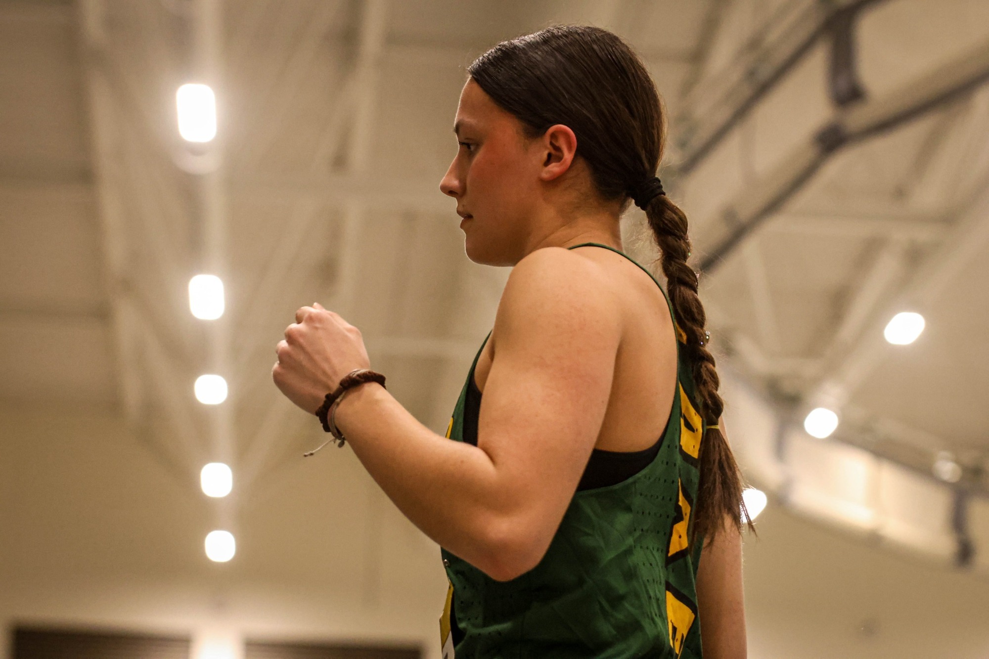 womens track and field athlete