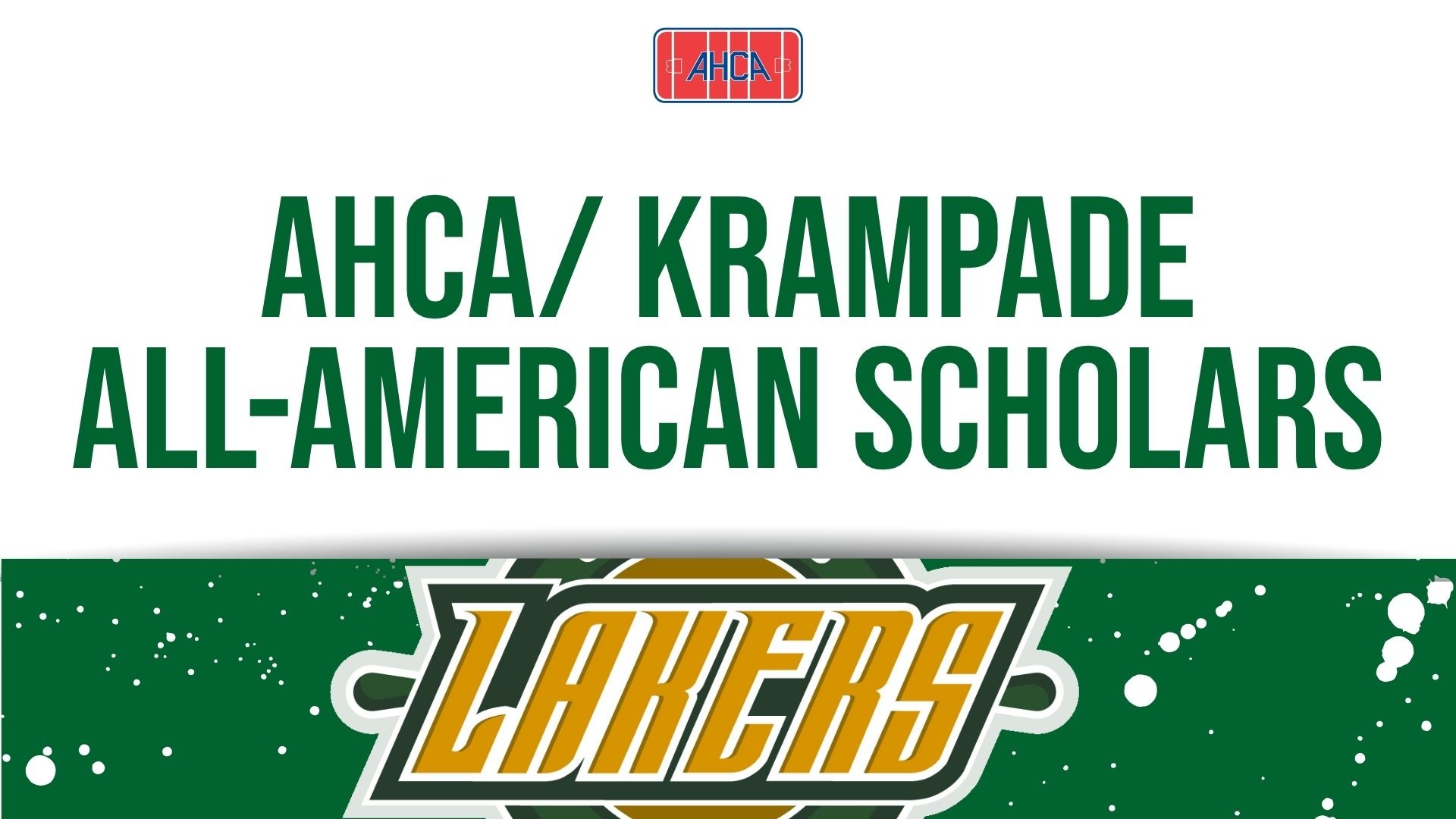 2025-26 AHCA/Krampade Division II-III All-American Scholars
