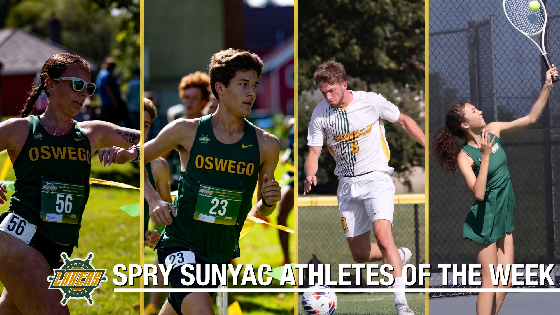 4 athletes earn sunyac athlete of the week