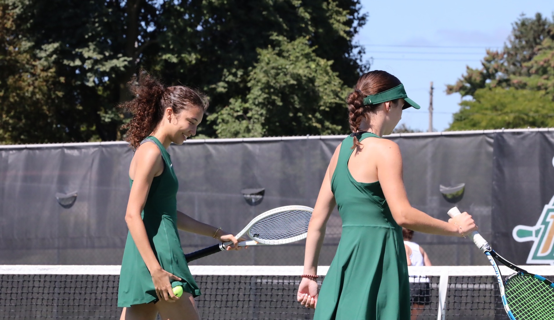 two women tennis players for oswego 