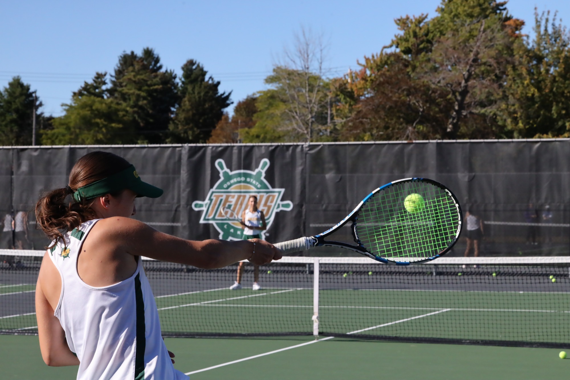 womens tennis action photo