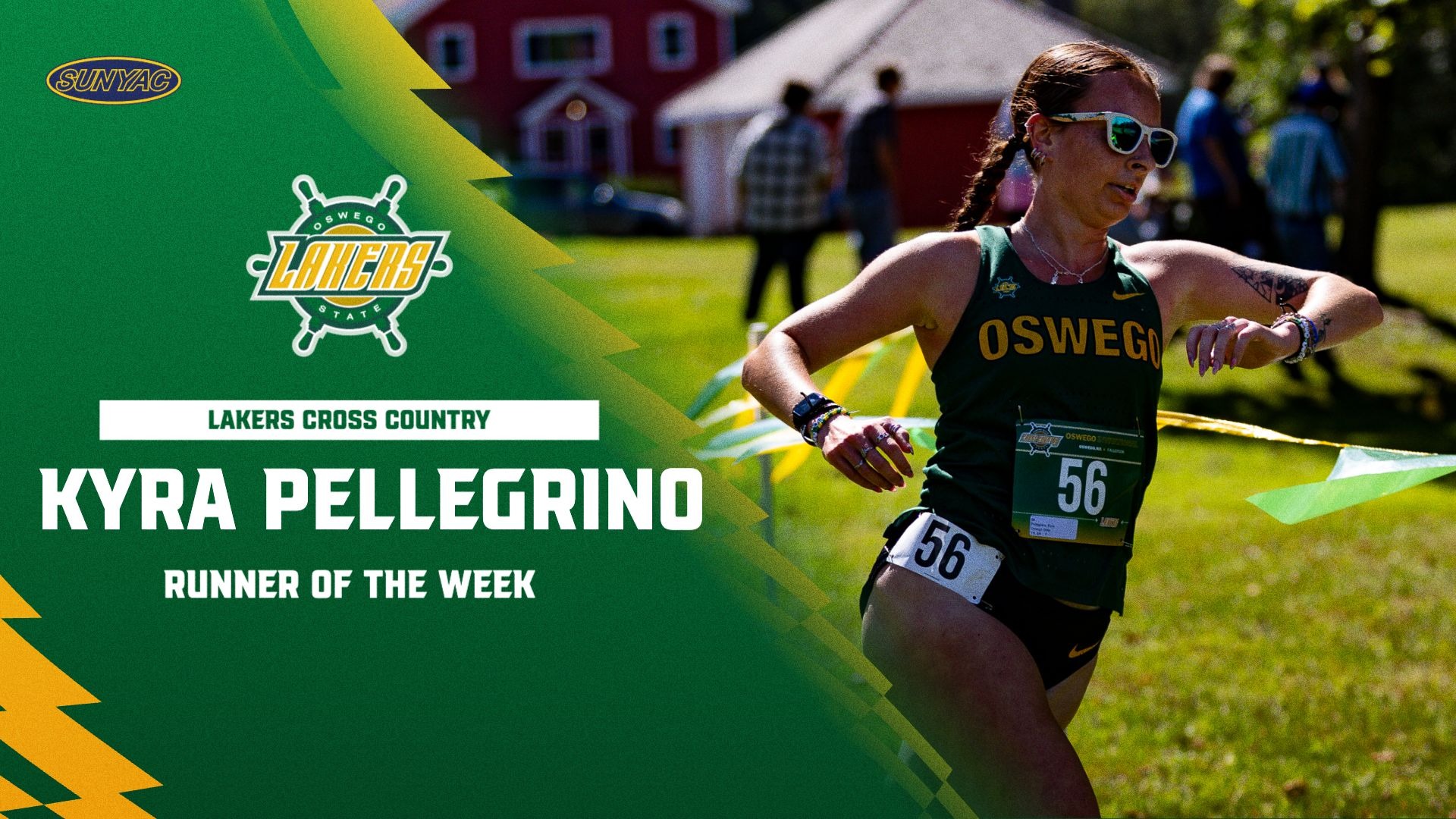 Kyra Pellegrino named sunyac runner of the week