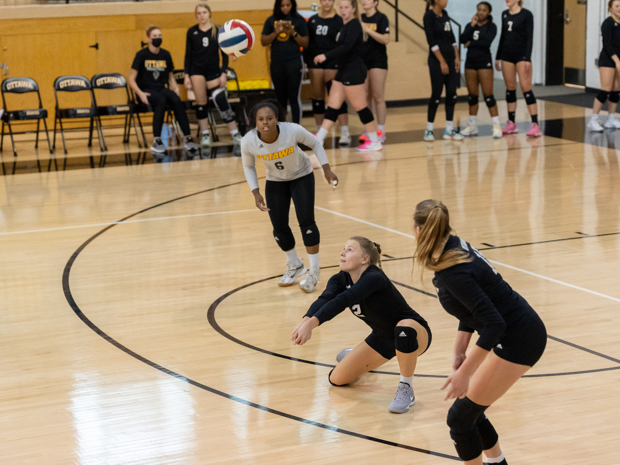 (18) Women's Volleyball Falls to Kansas Wesleyan, Defeats Hannibal