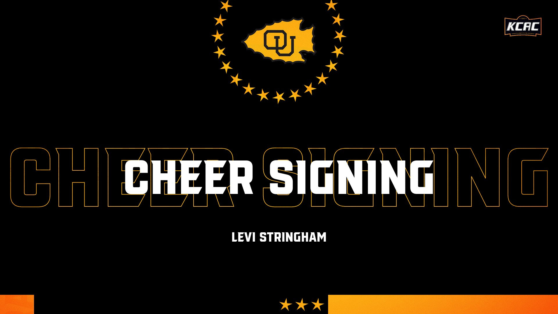 Cheer Signing Levi 2425