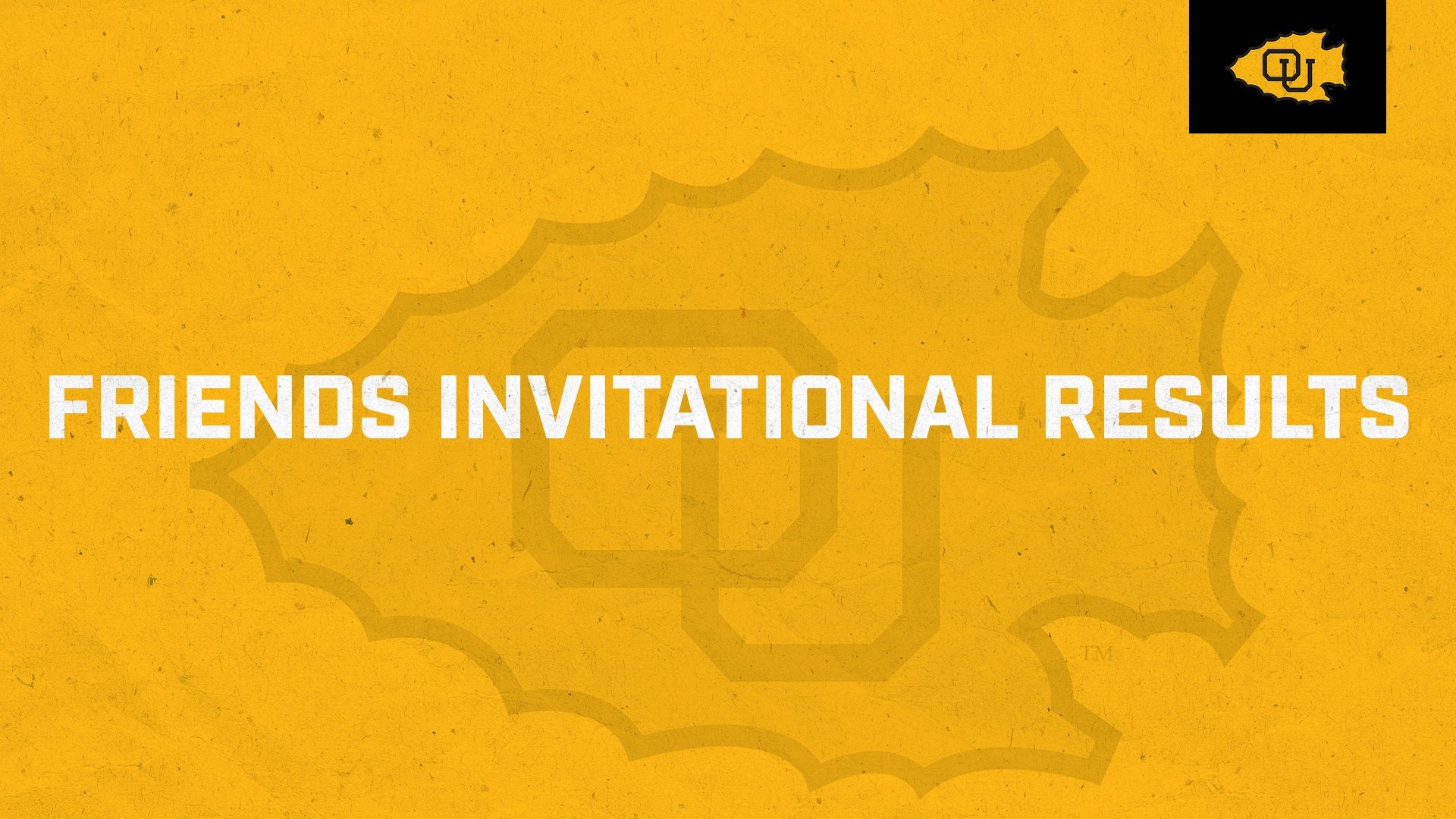Friends Invitational Results