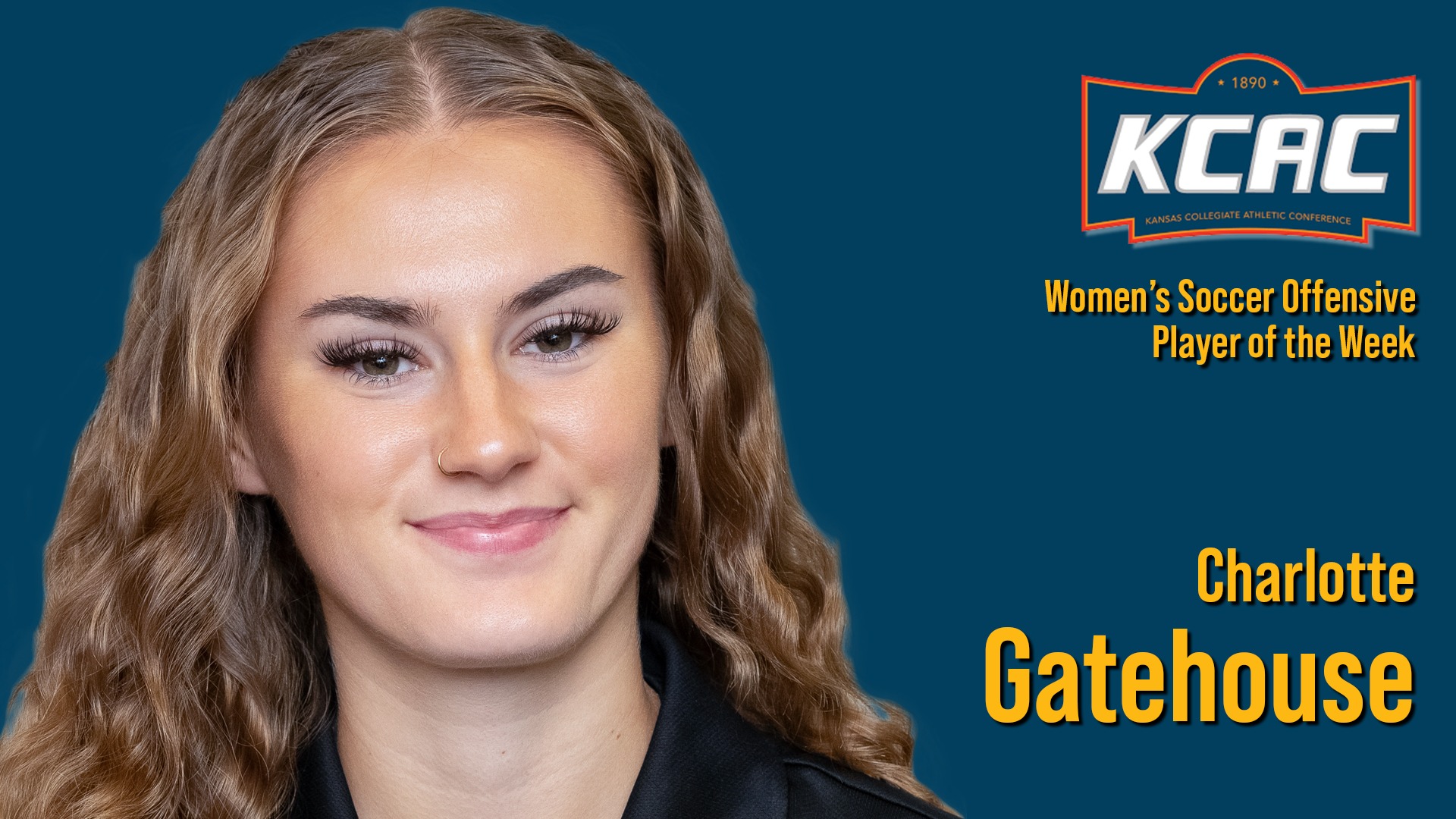Charlotte Gatehouse KCAC Player of the Week
