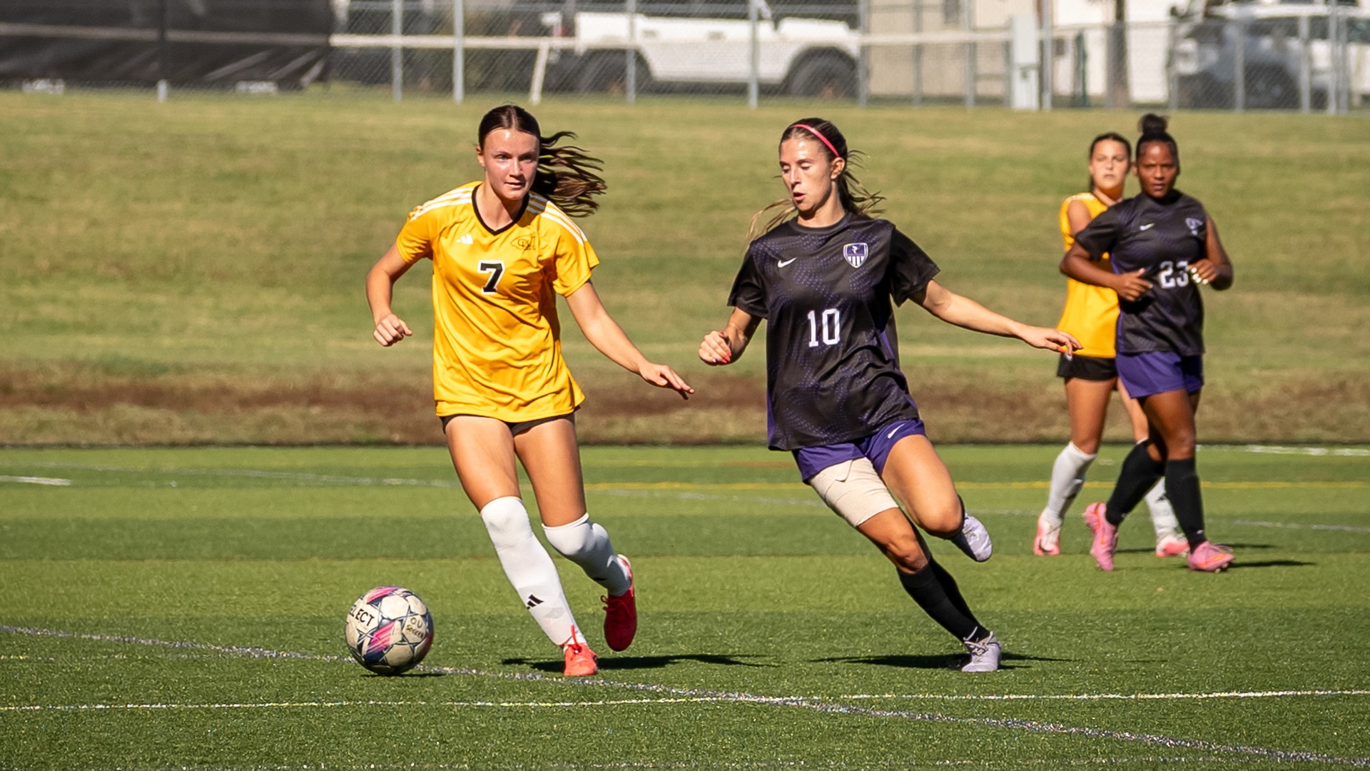 Reece Young looks to make a pass upfield during Ottawa's 2-0 win over Southwestern