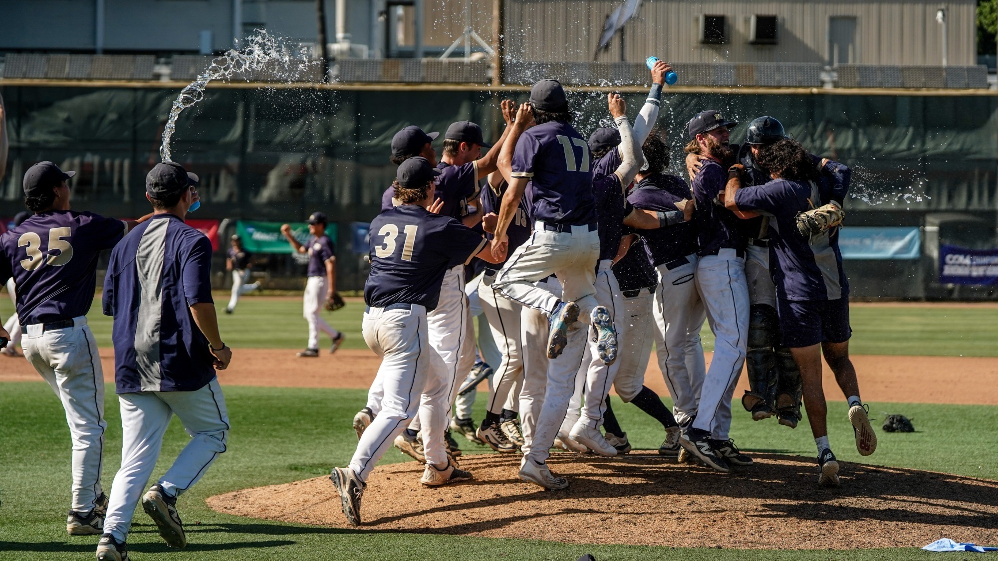 CCAA mound celebration