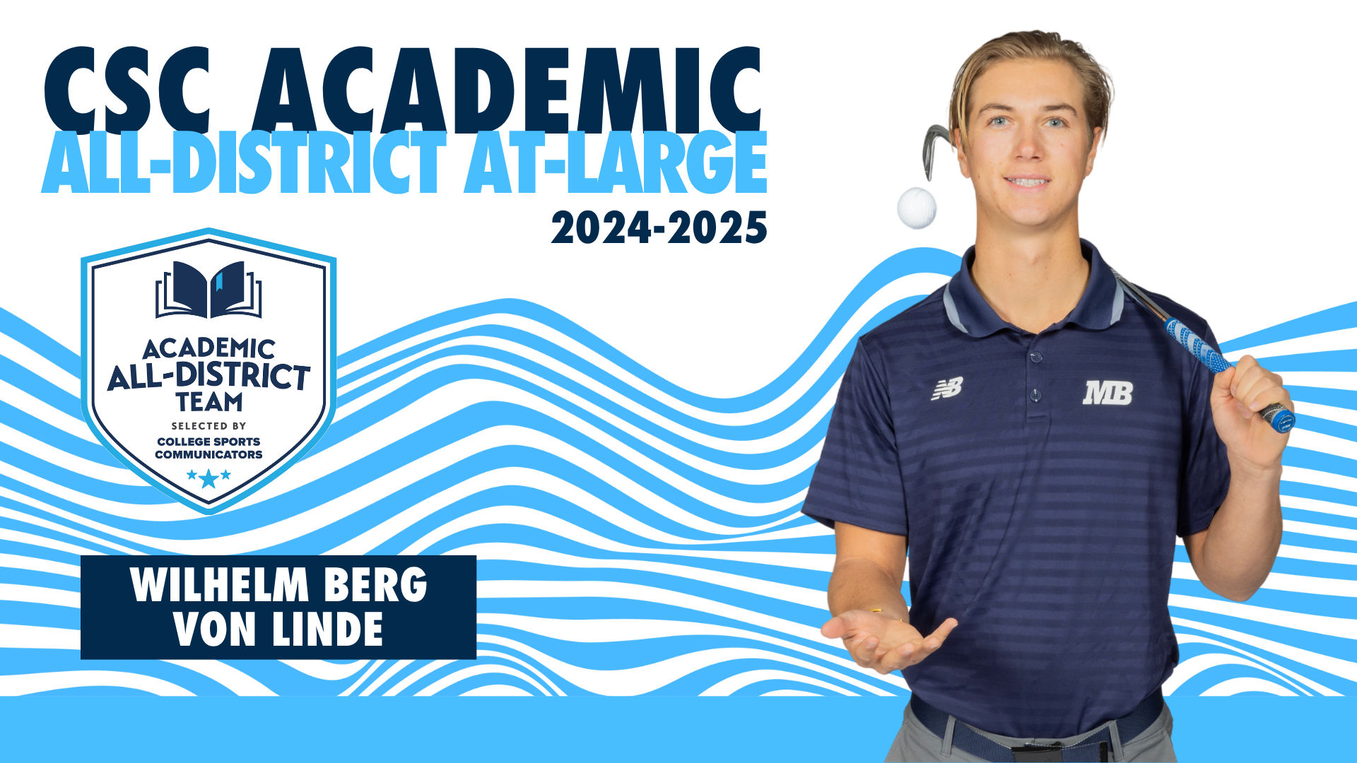 Berg von Linde CSC Academic All-District