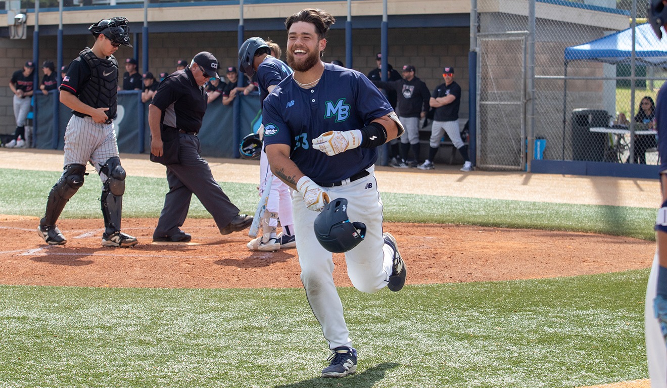 Starkus HR celebration versus WOU