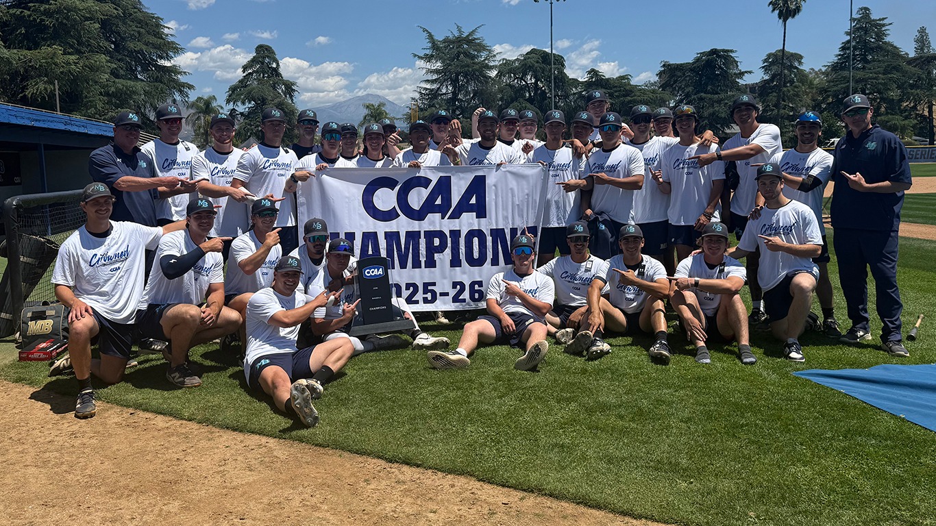 CCAA Trophy and Banner at CCAA Tournament