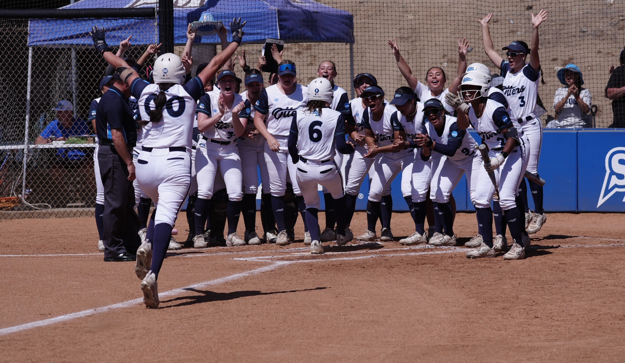 Abreanna Alba HR at NCAA Regional (CSUDH)