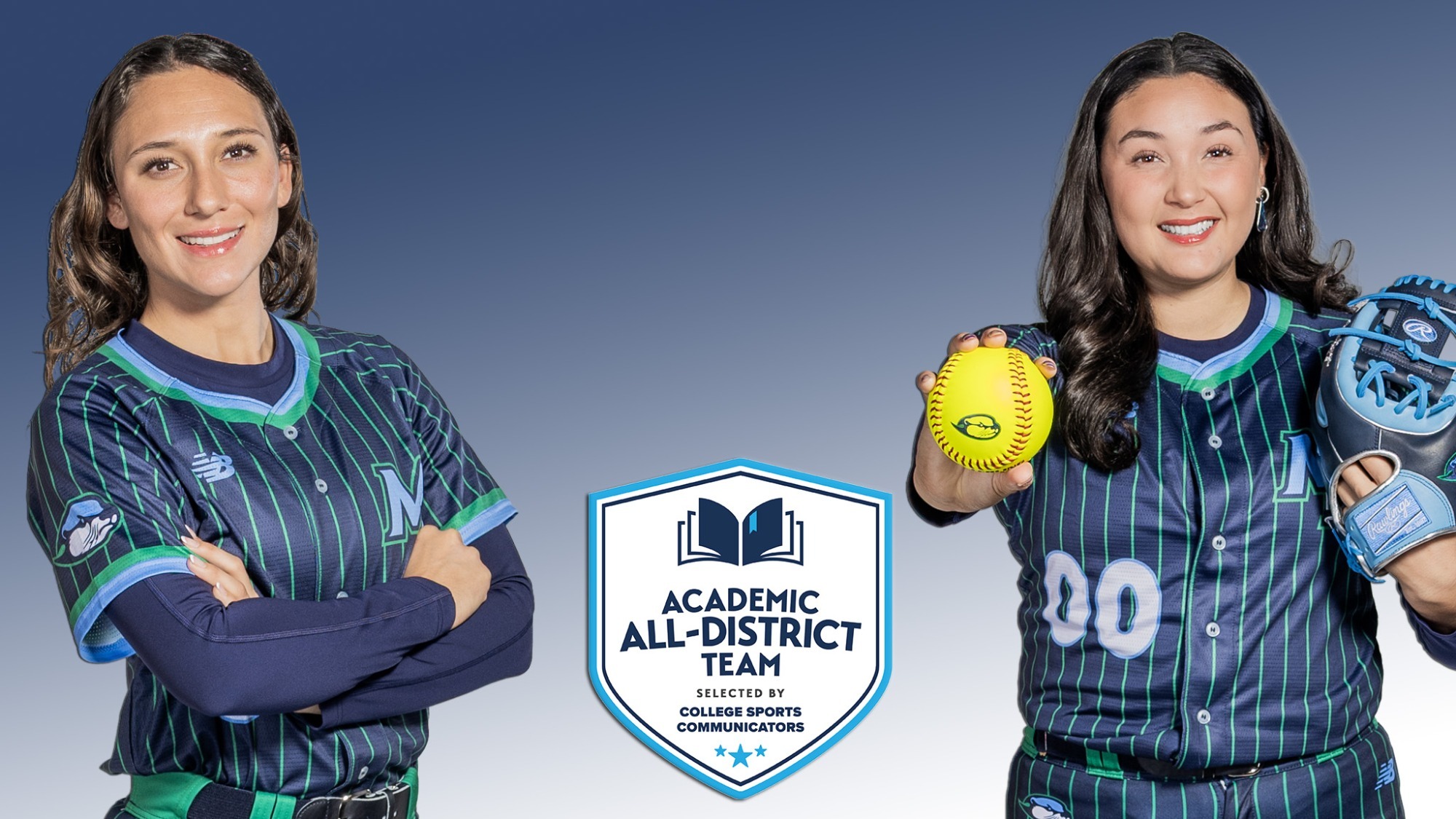 2026 Softball Academic All-District Graphic