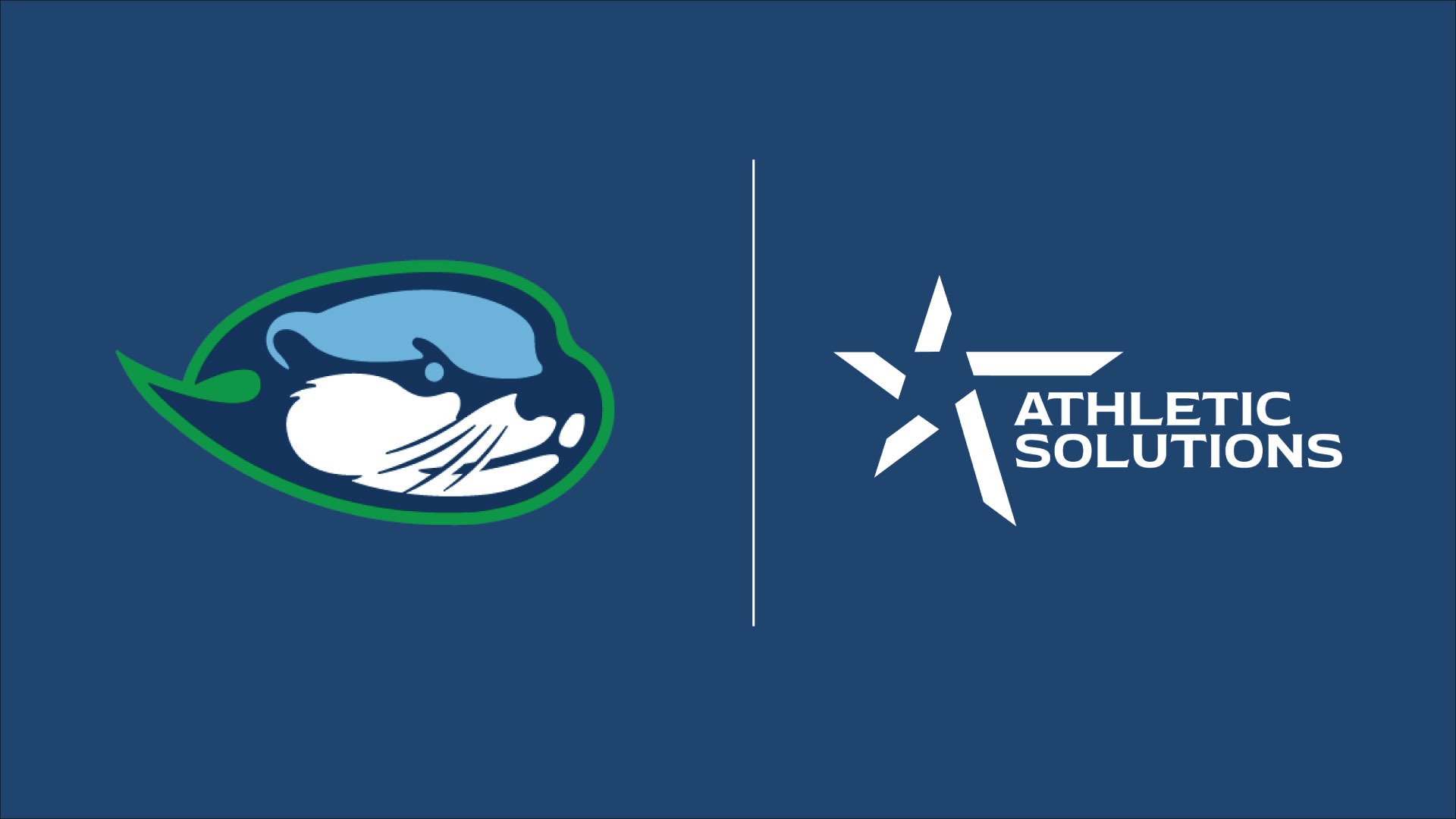 This is a graphic promoting the CSUMB x Athletic Solutions Partnership Announcement