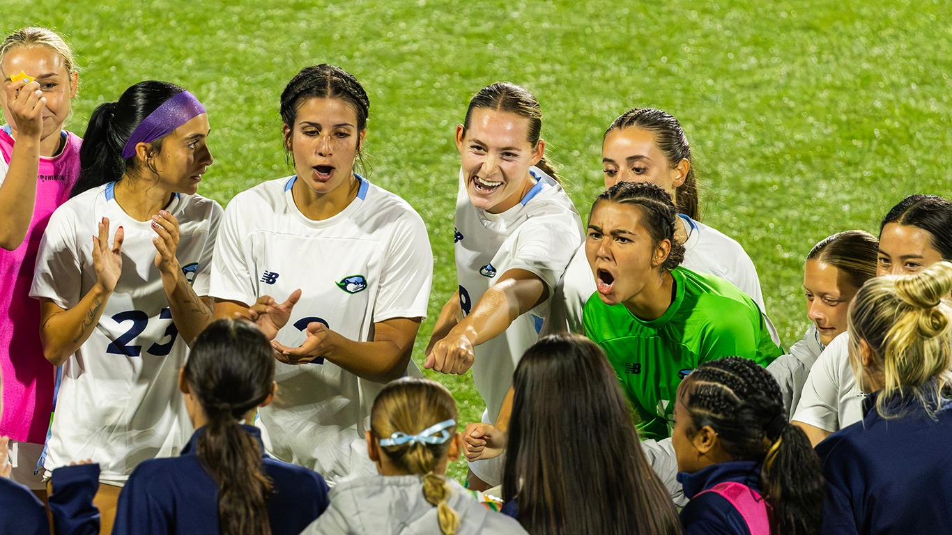 Team huddle vers WWU