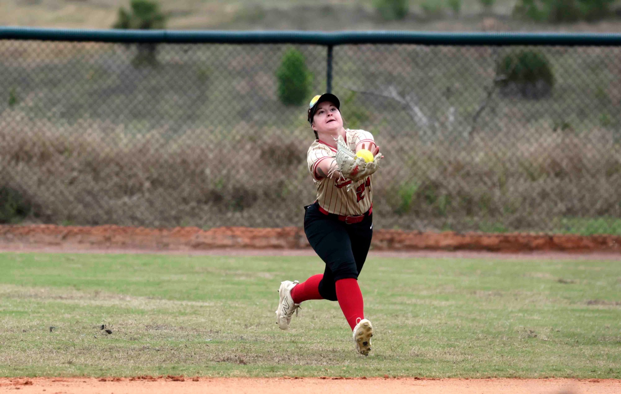 Bre Preston Catching a Flyball