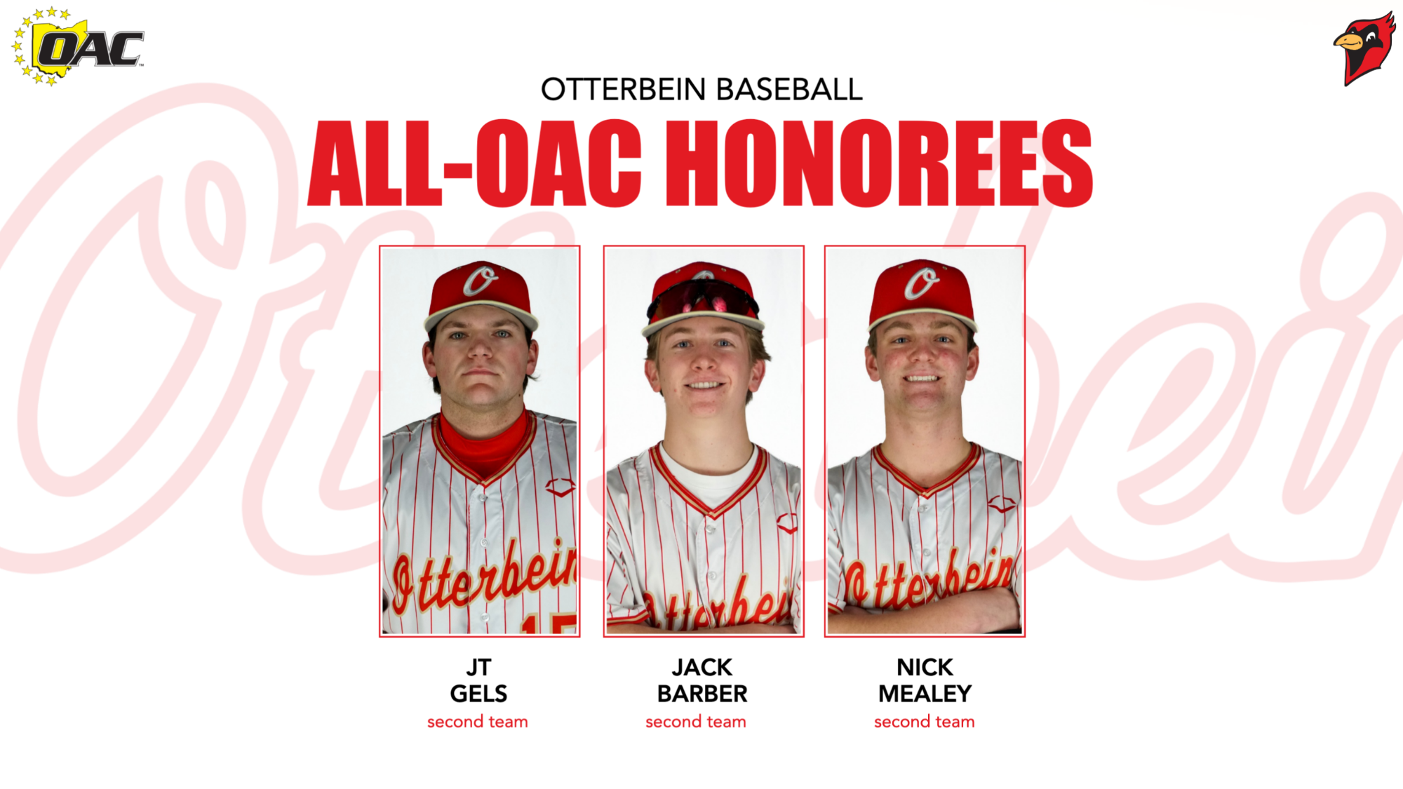 Baseball All-OAC Teams 2026