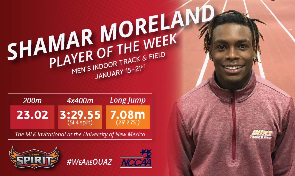 Shamar Moreland wins POW